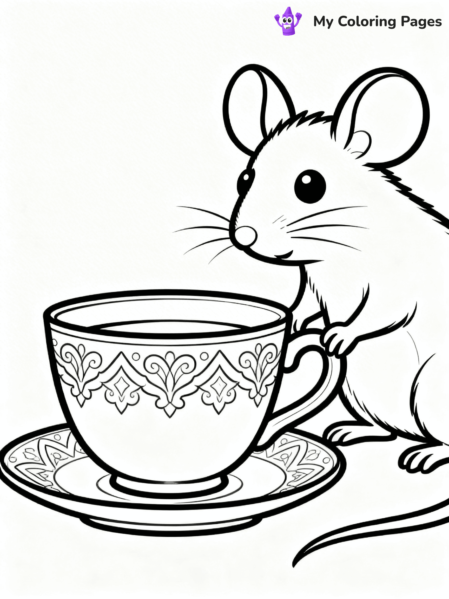 Rat Coloring Pages - 27