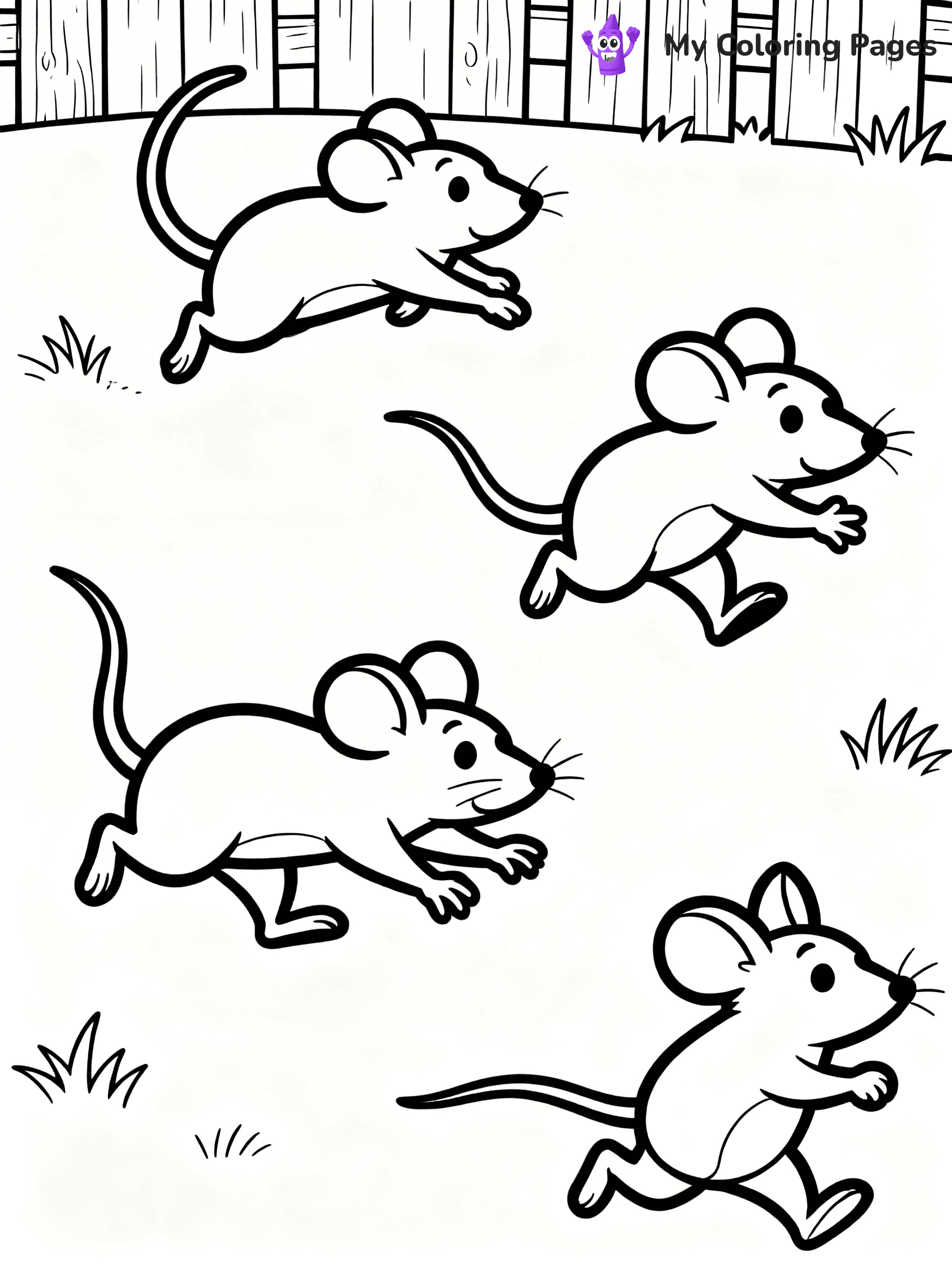 Rat Coloring Pages - 24