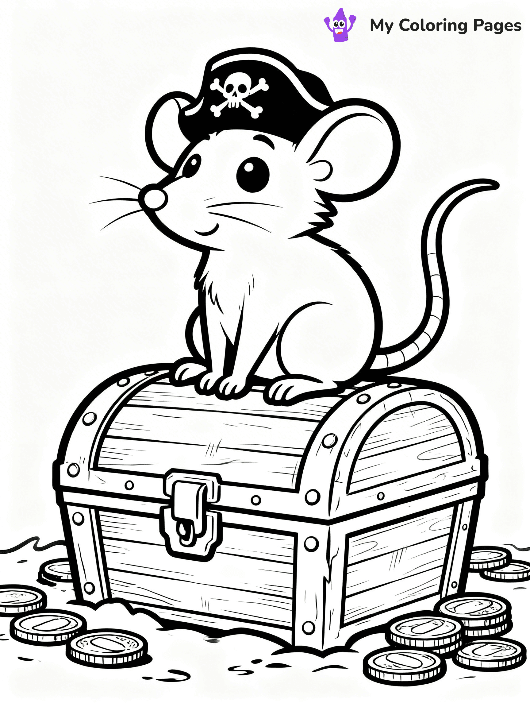 Rat Coloring Pages - 19