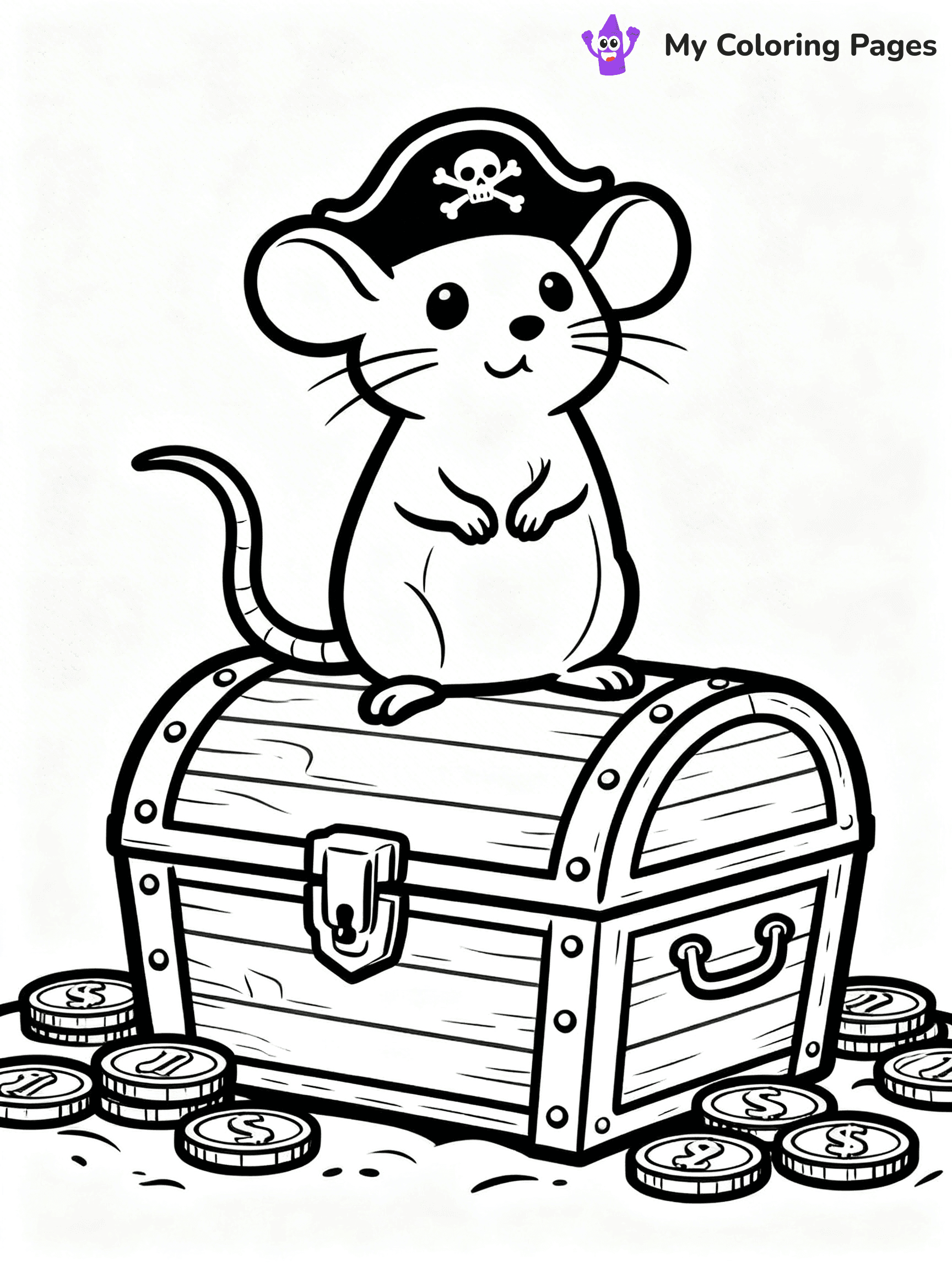 Rat Coloring Pages - 18
