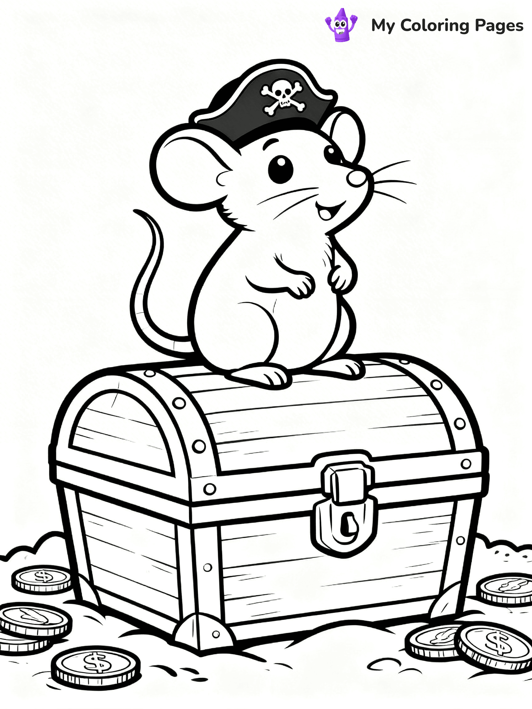 Rat Coloring Pages - 17