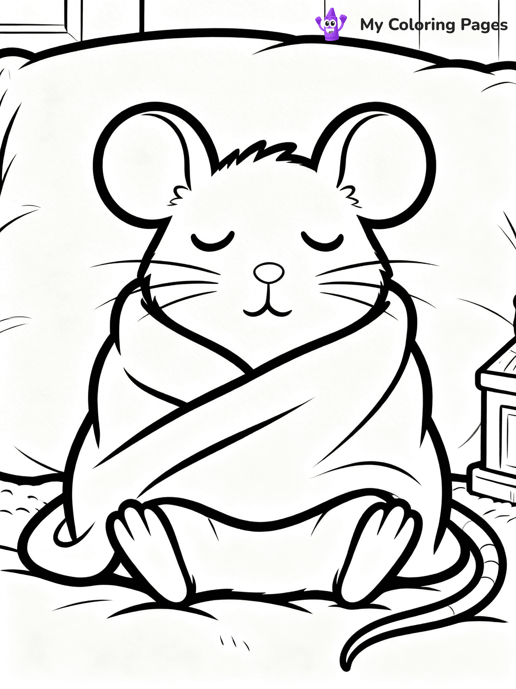 Rat Coloring Pages - 14