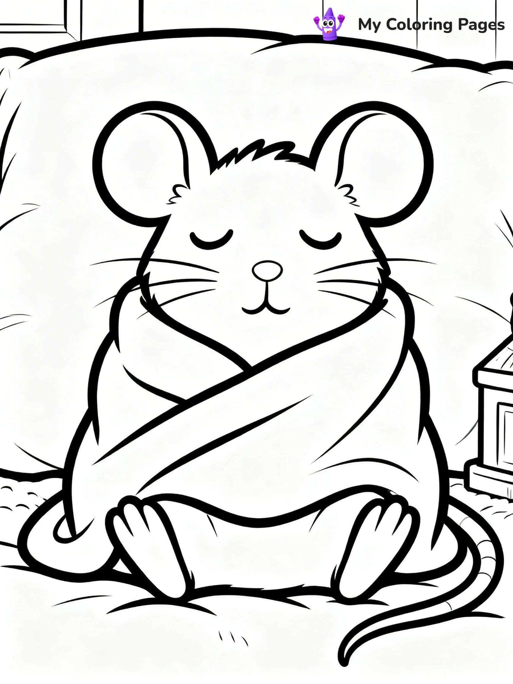 Rat Coloring Pages - 14