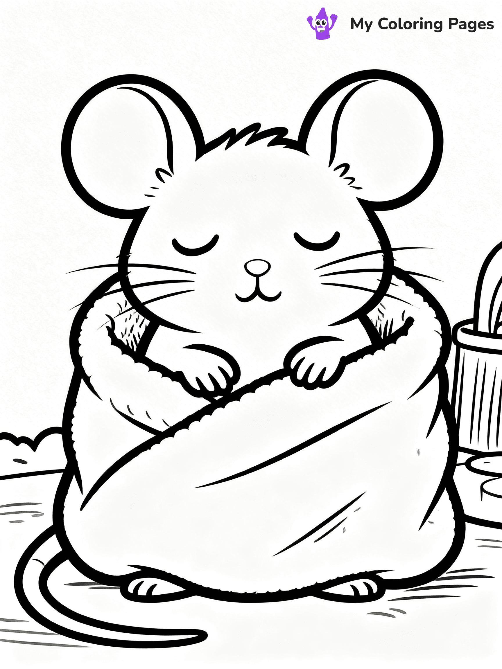 Rat Coloring Pages - 13