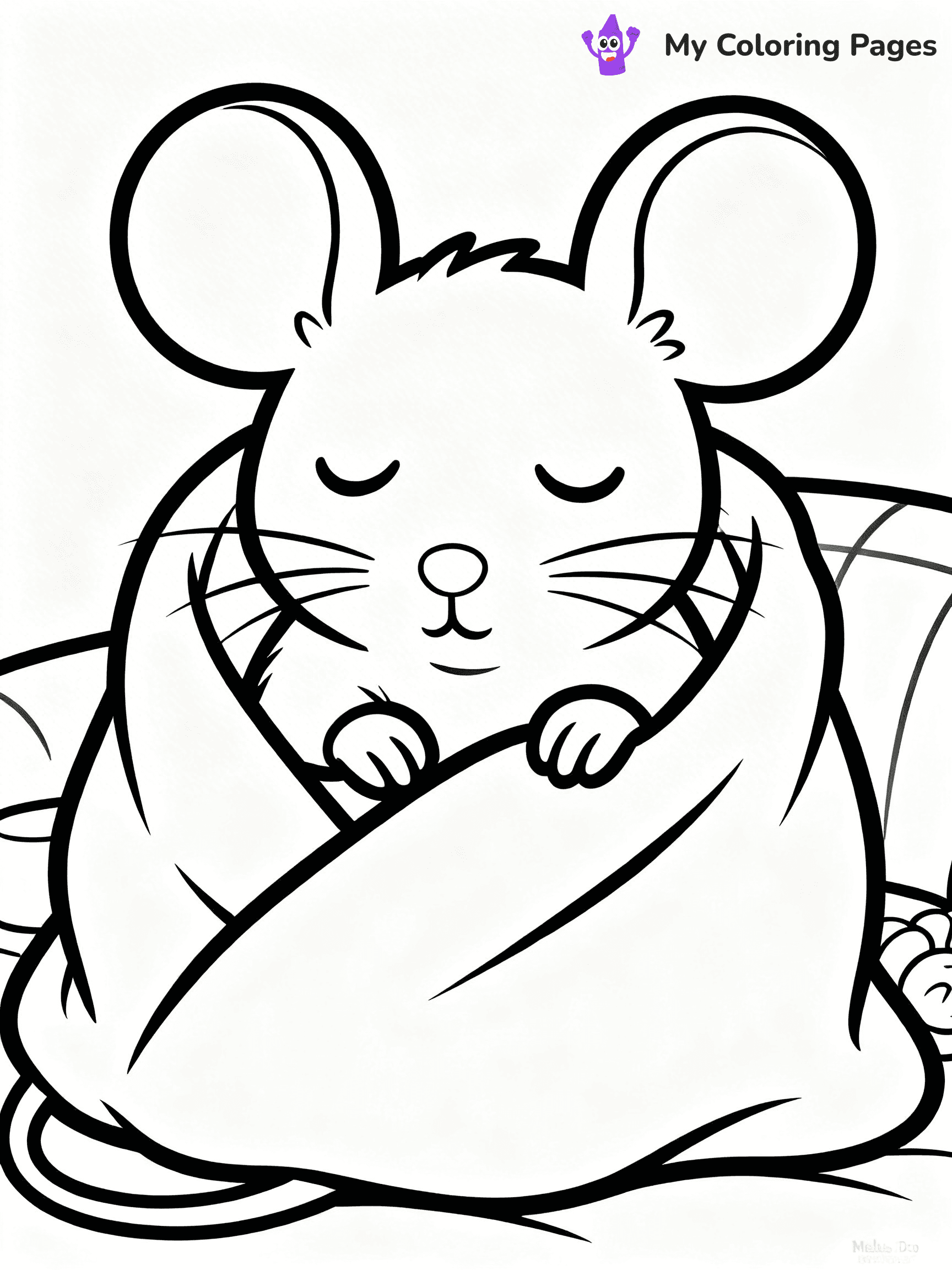 Rat Coloring Pages - 9