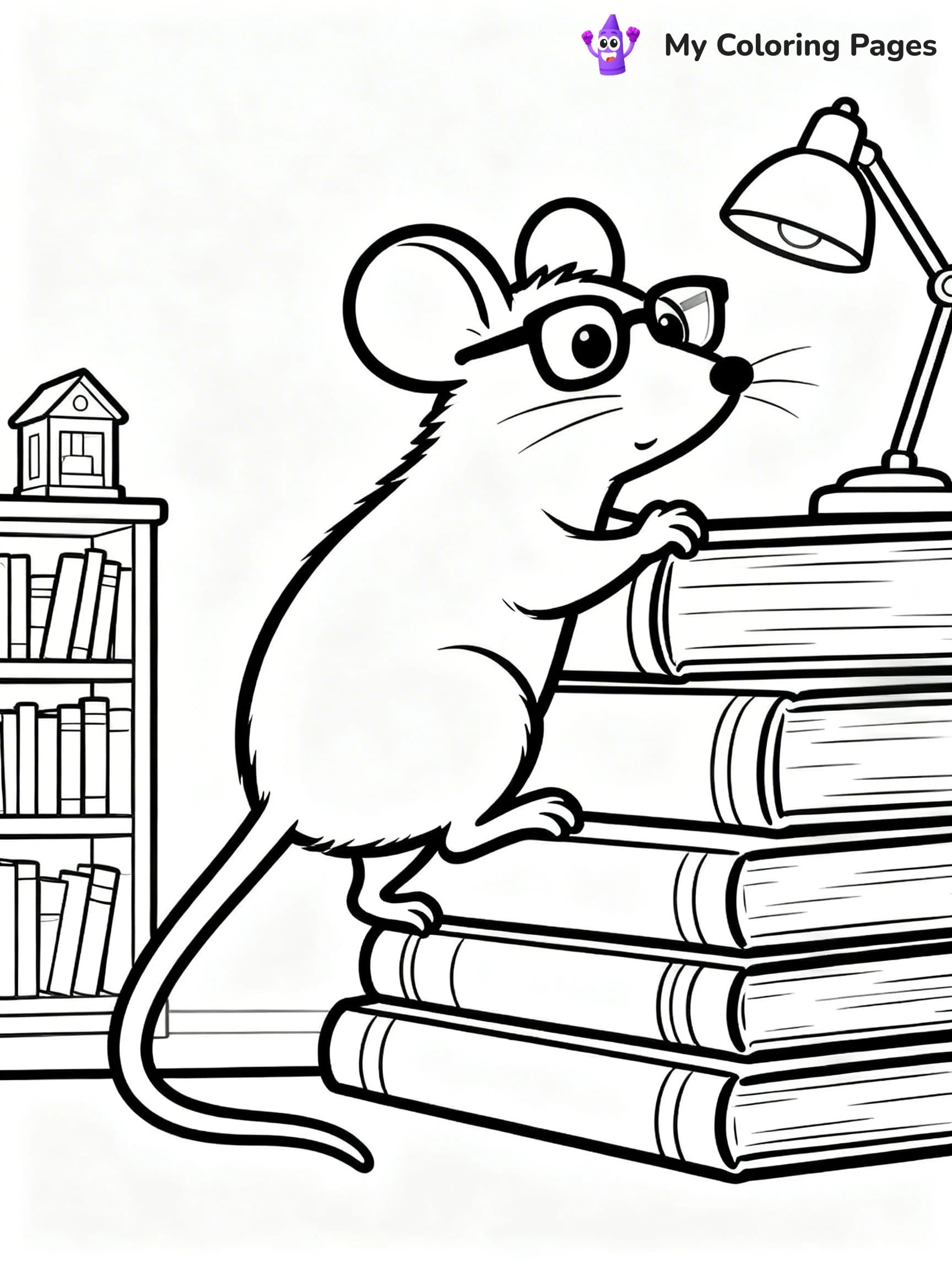 Rat Coloring Pages - 8