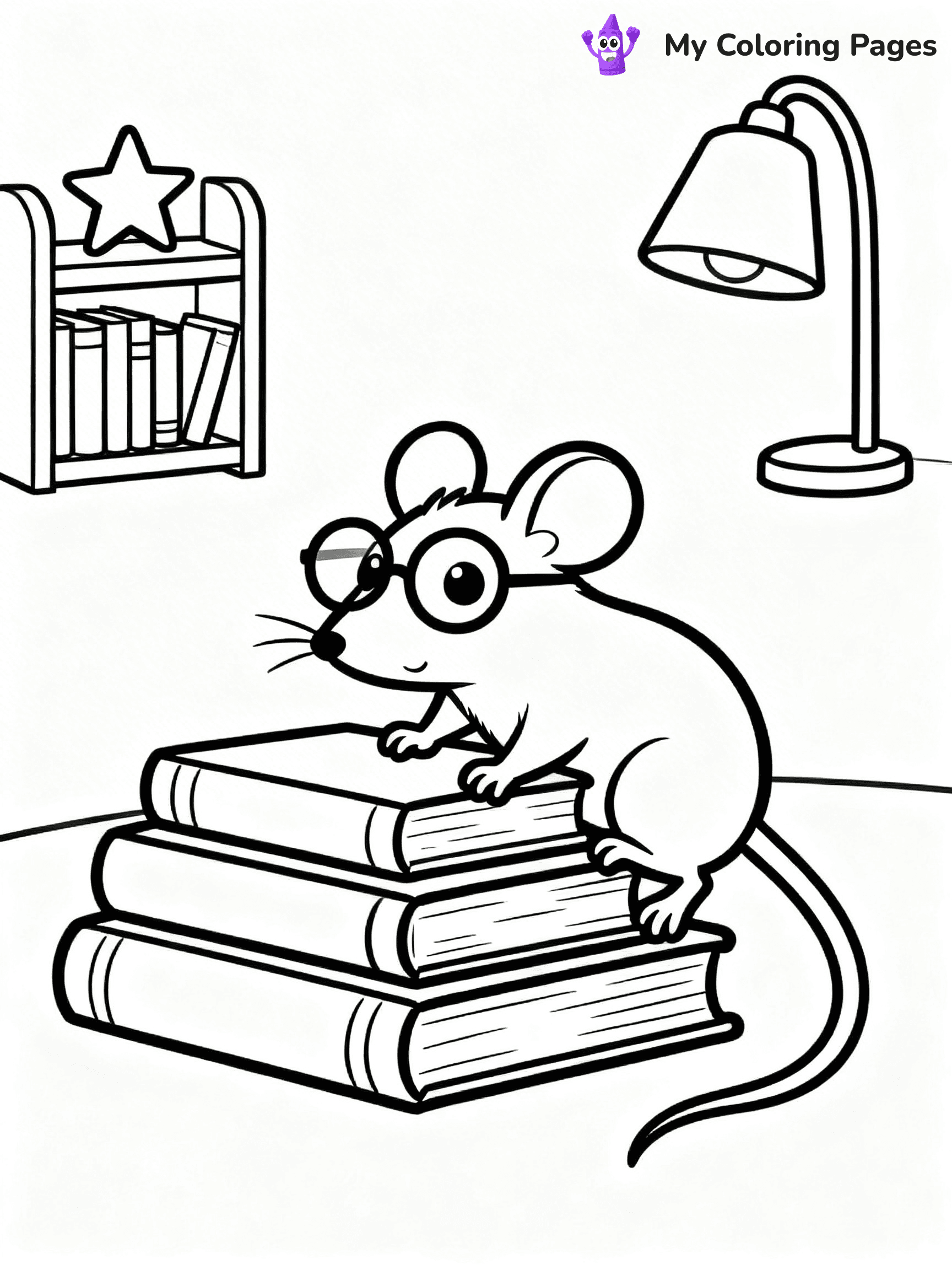 Rat Coloring Pages - 7