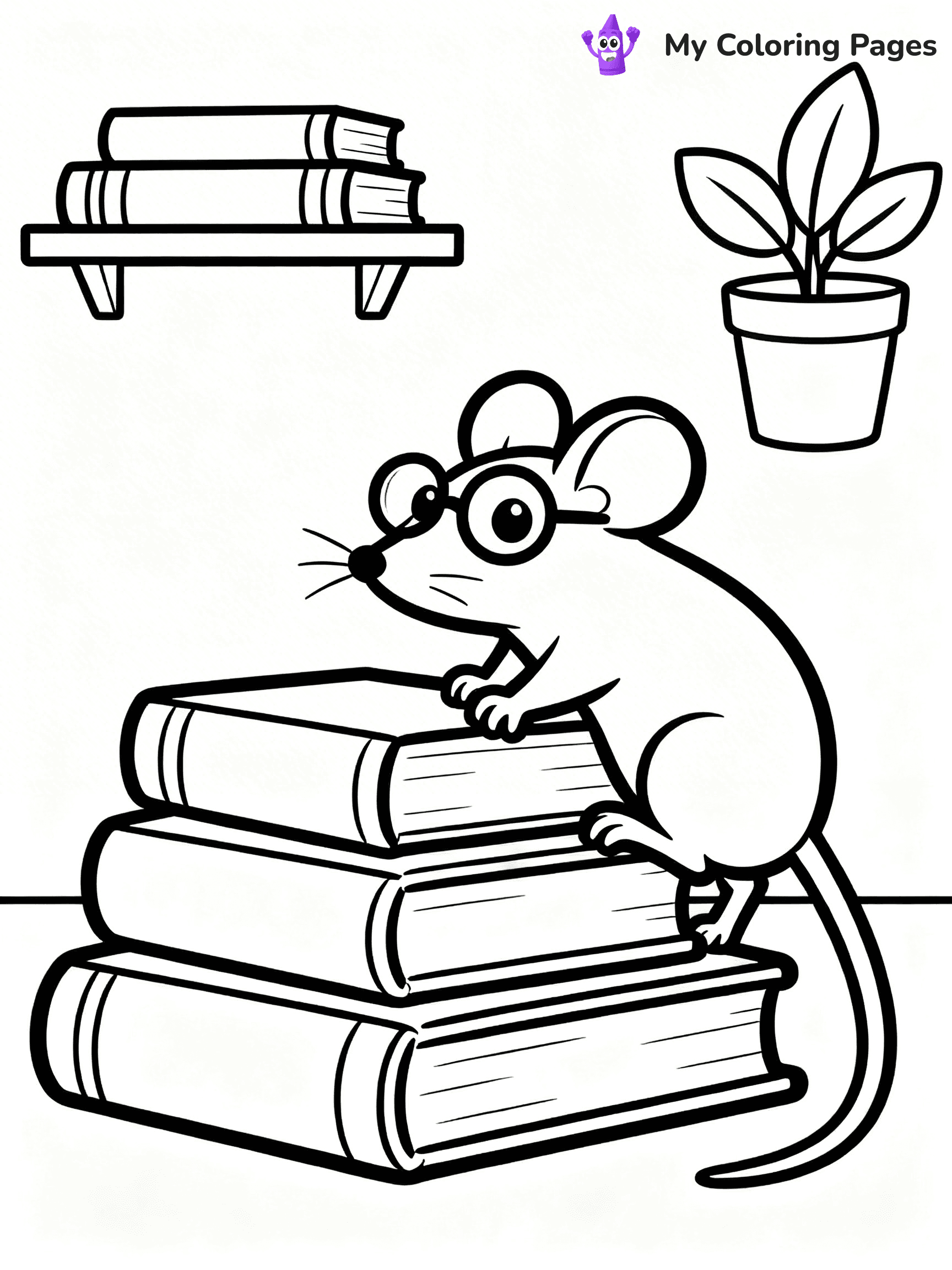 Rat Coloring Pages - 5