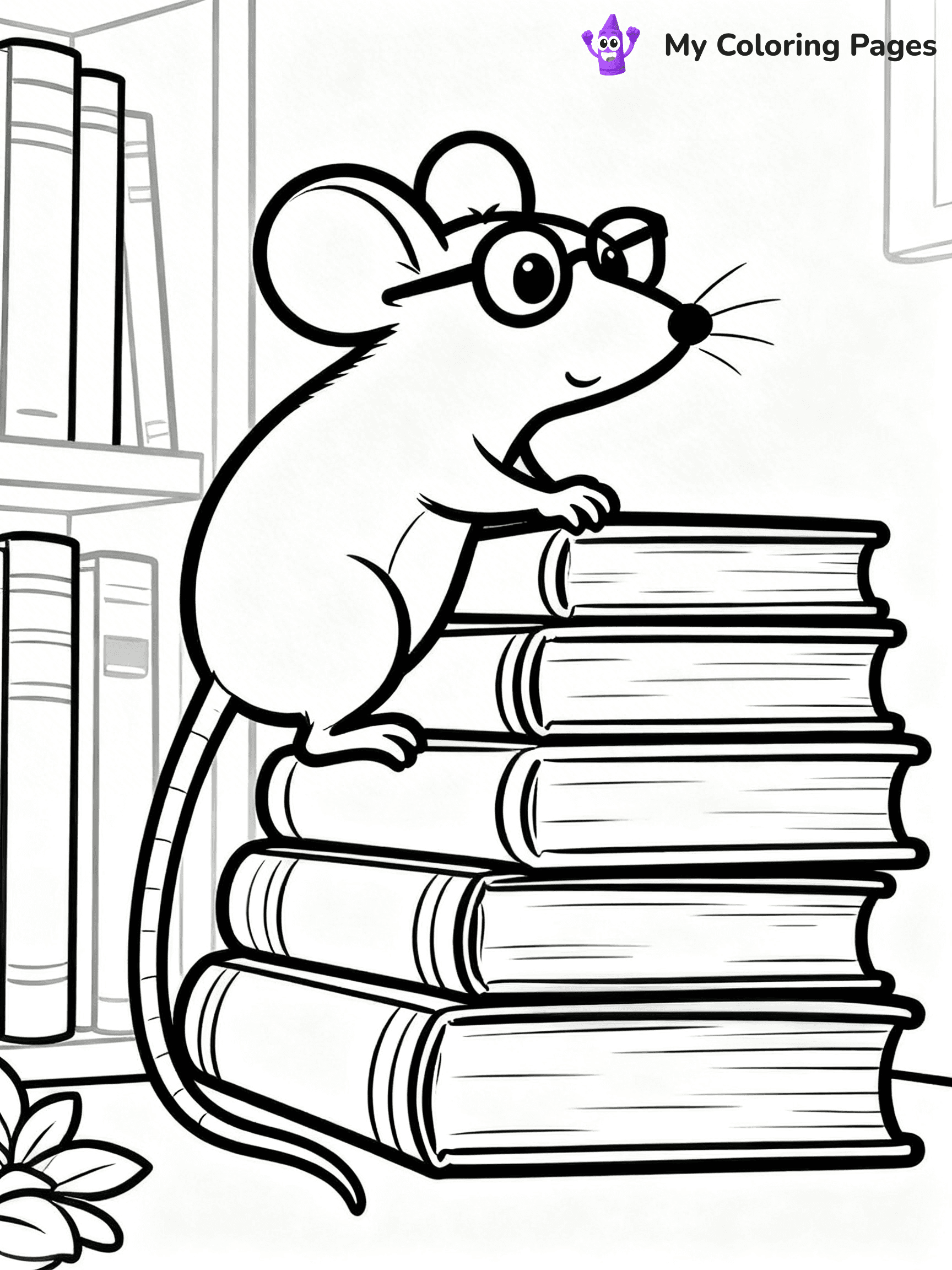 Rat Coloring Pages - 4