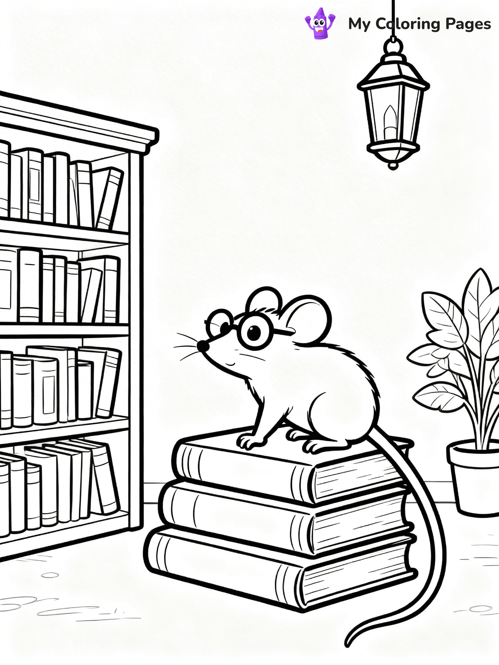 Rat Coloring Pages - 3