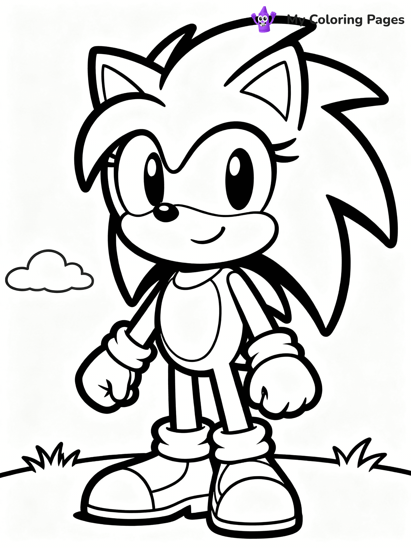 Amy Rose Coloring Pages - 23