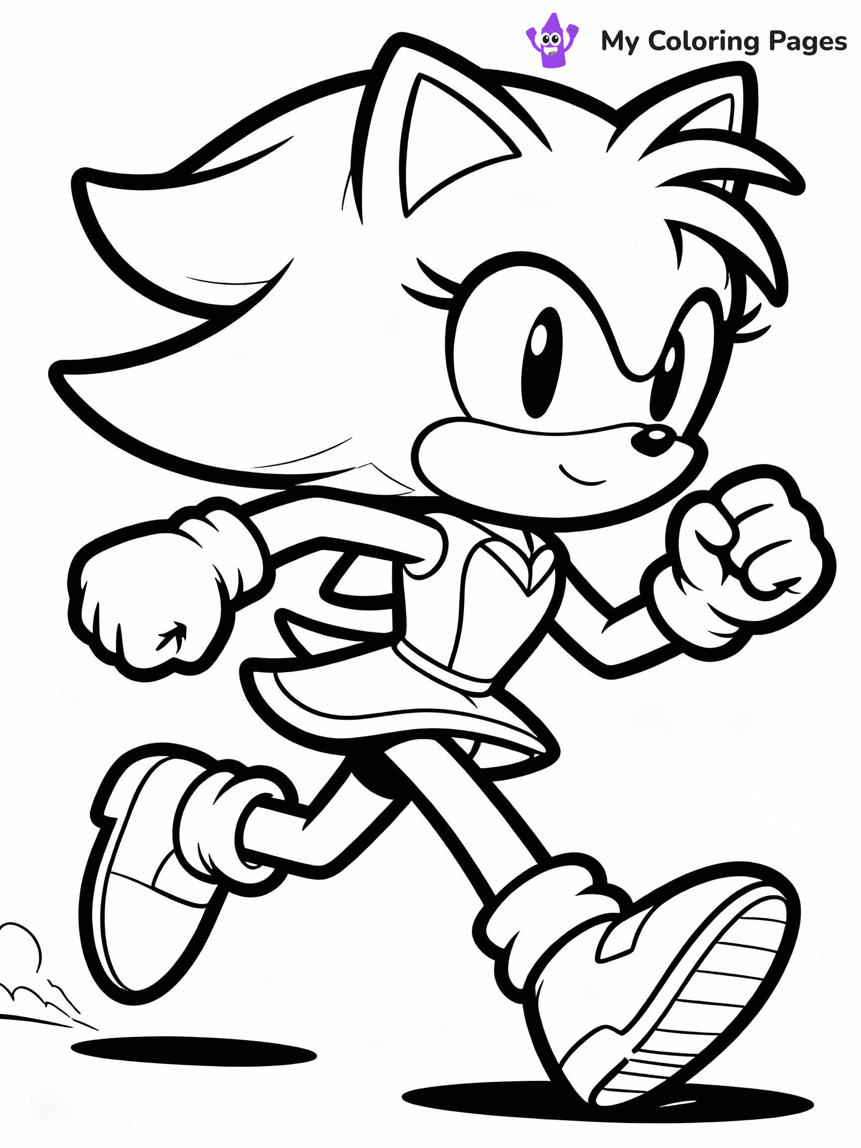 Amy Rose Coloring Pages - 21