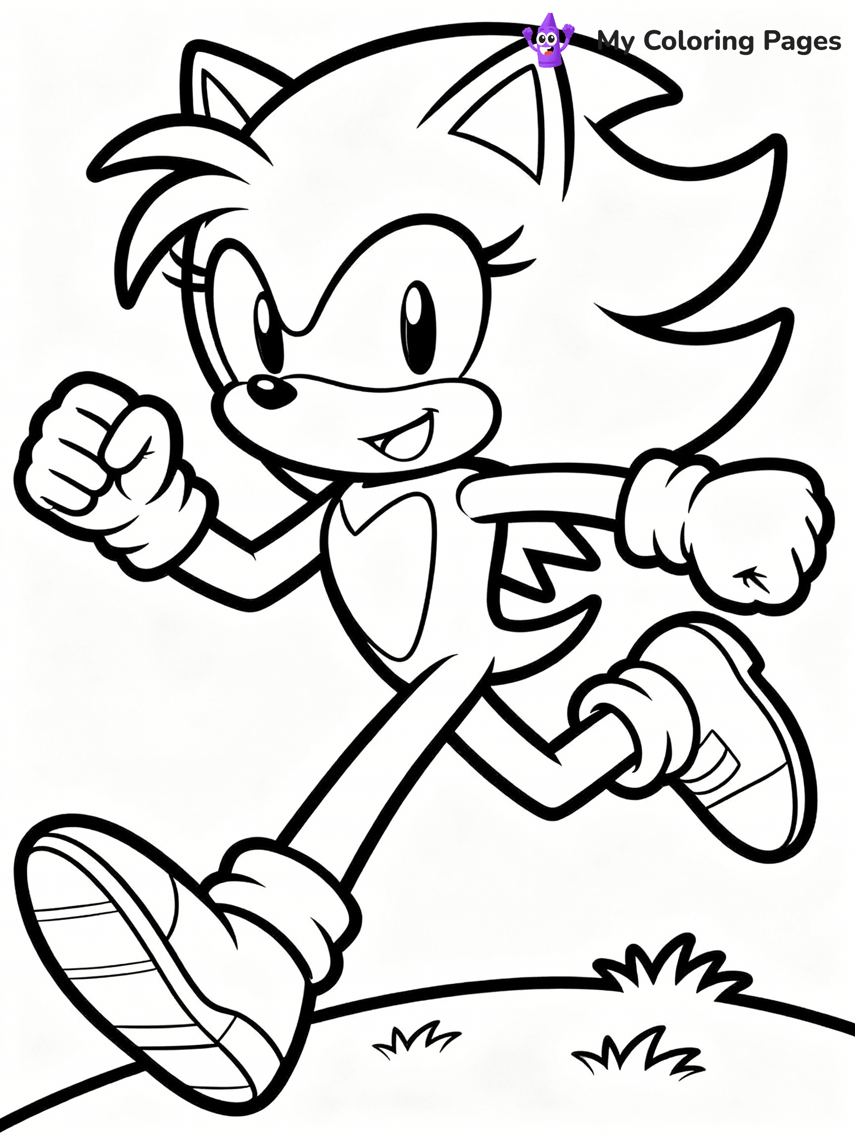 Amy Rose Coloring Pages - 20