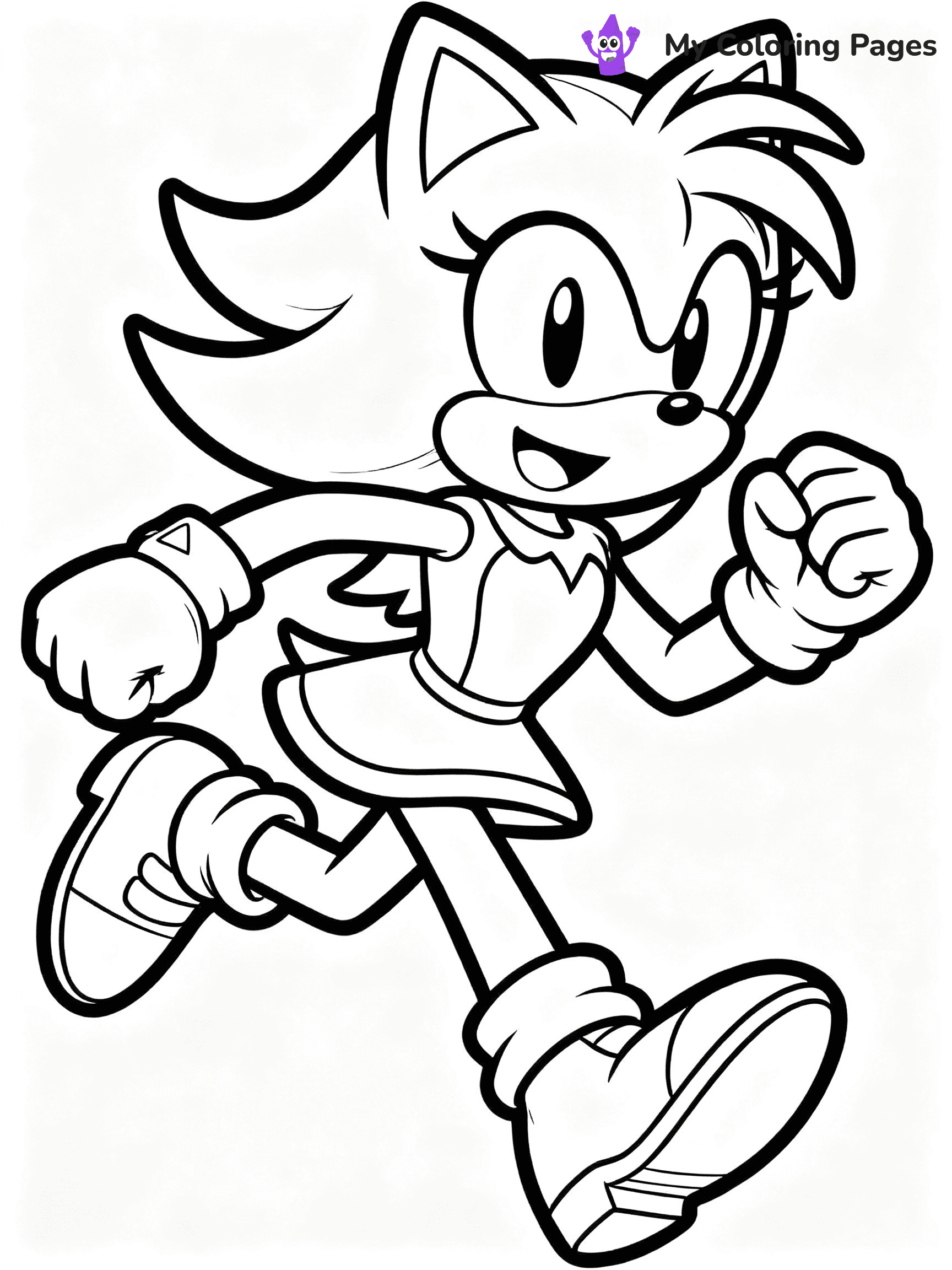 Amy Rose Coloring Pages - 17