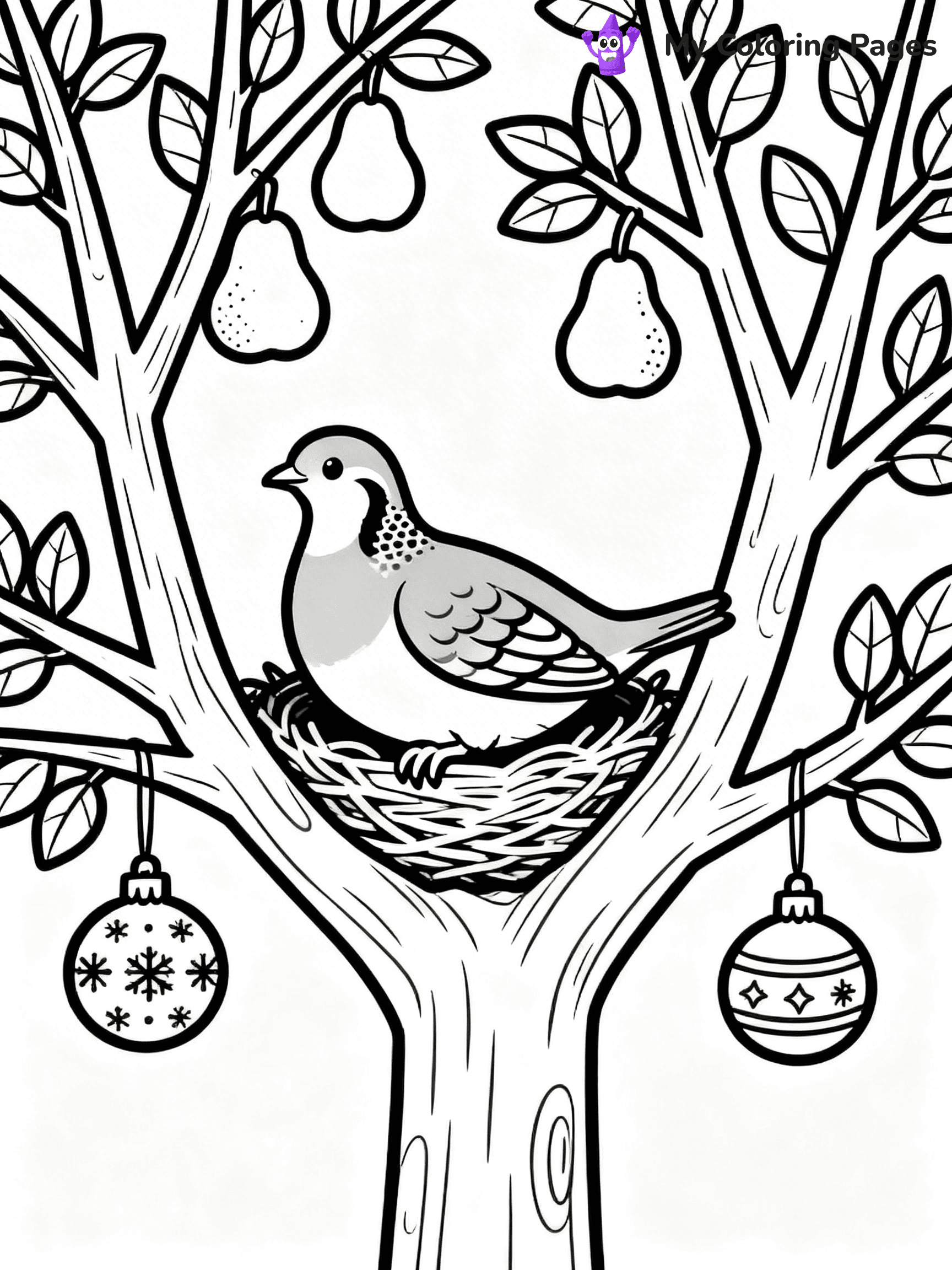 12 Days Of Christmas Coloring Pages - 4