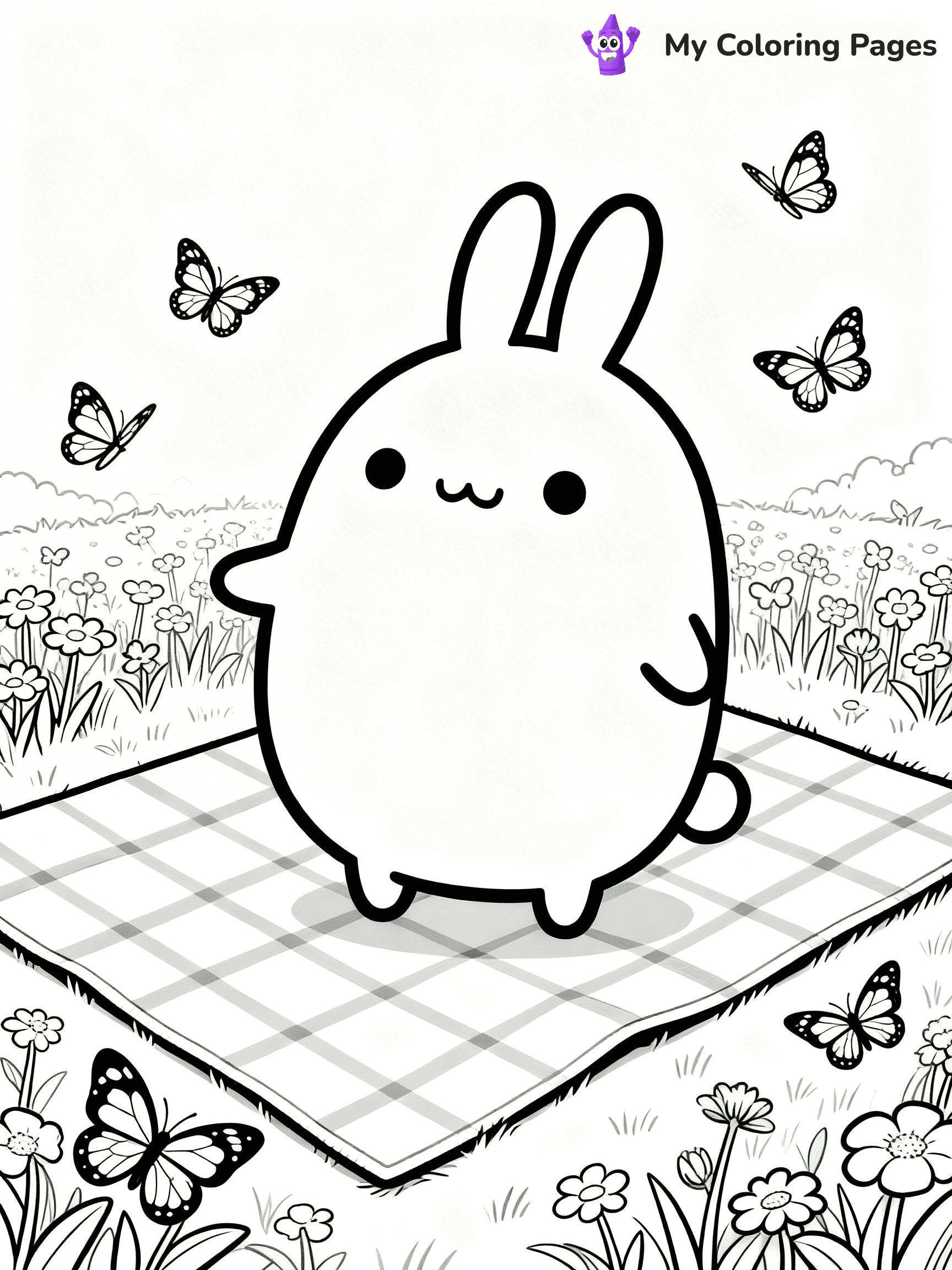 Molang Coloring Pages - 12