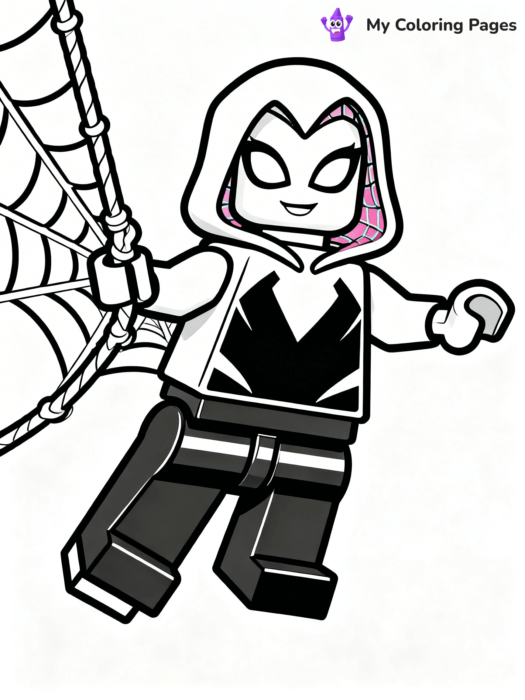 Lego Spiderman Coloring Pages - 31
