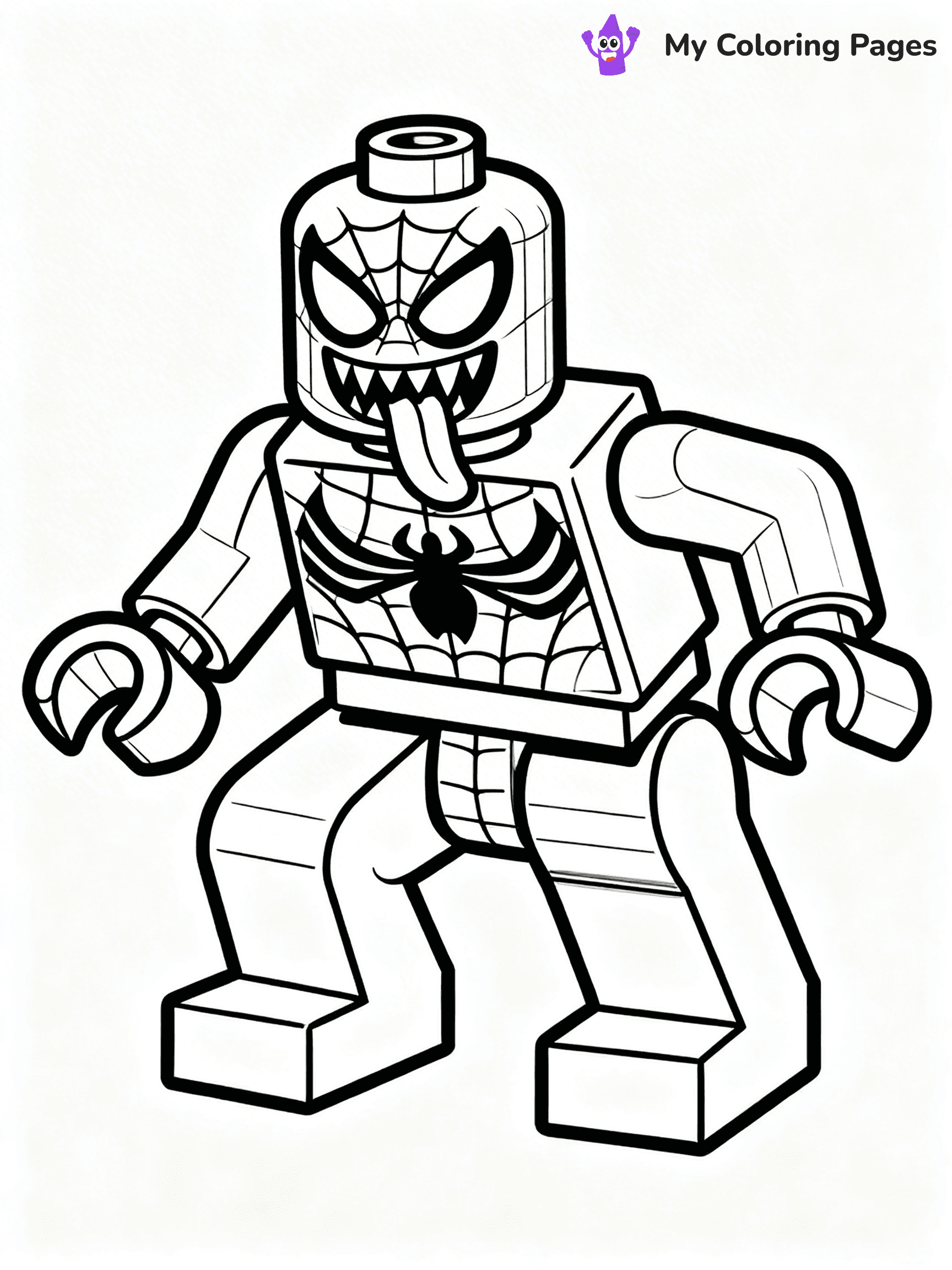 Lego Spiderman Coloring Pages - 30