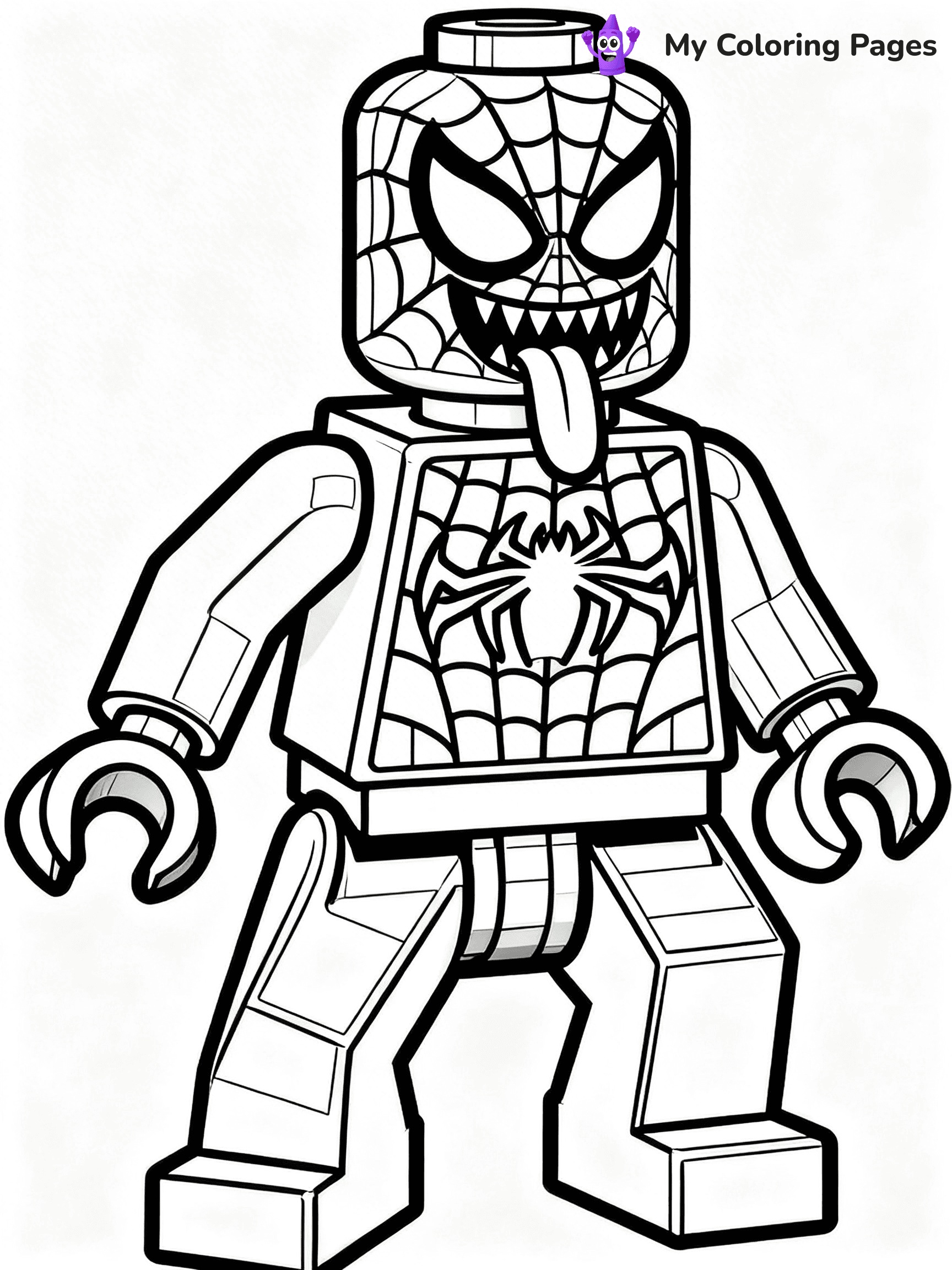 Lego Spiderman Coloring Pages - 28