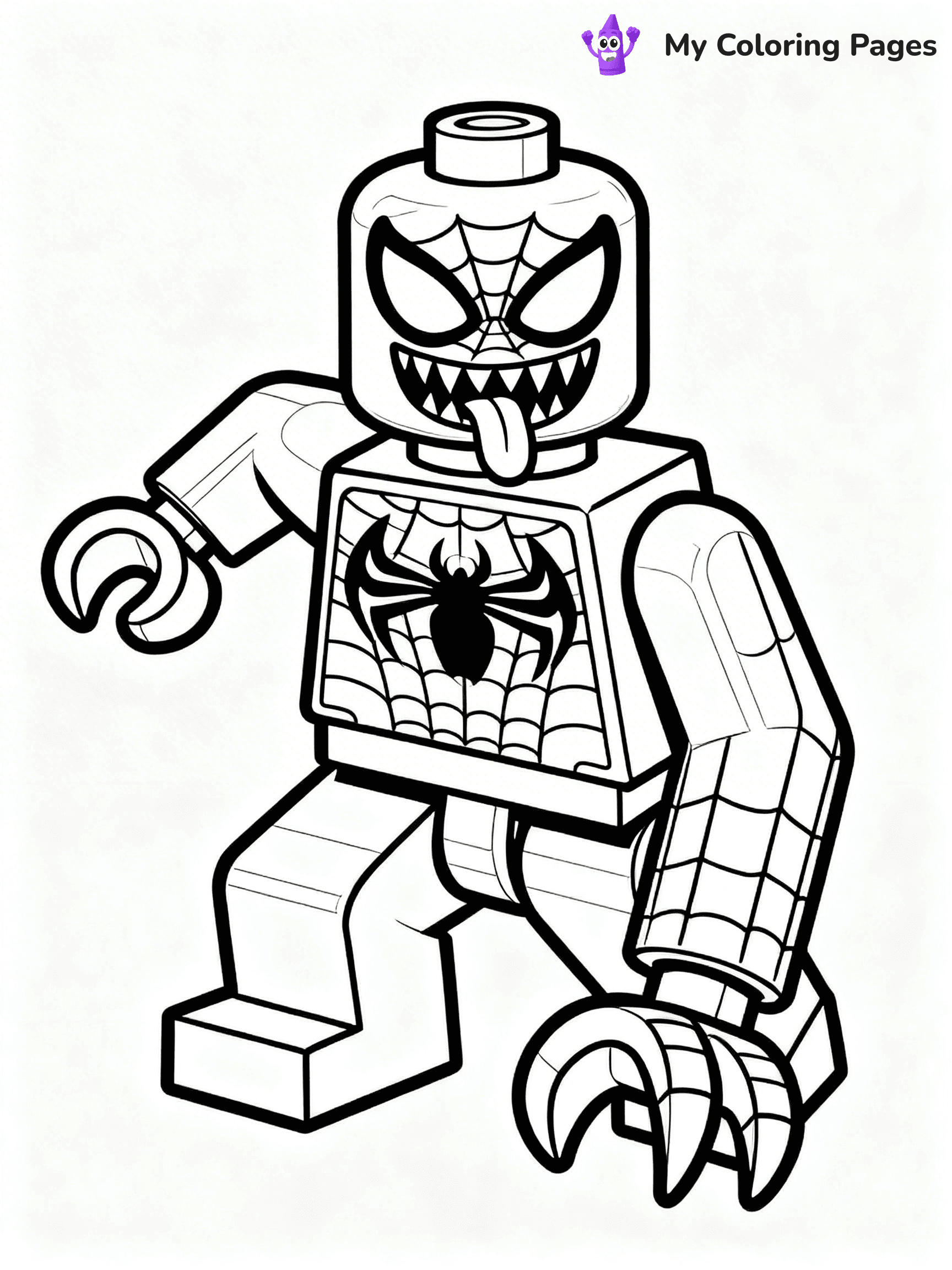 Lego Spiderman Coloring Pages - 27