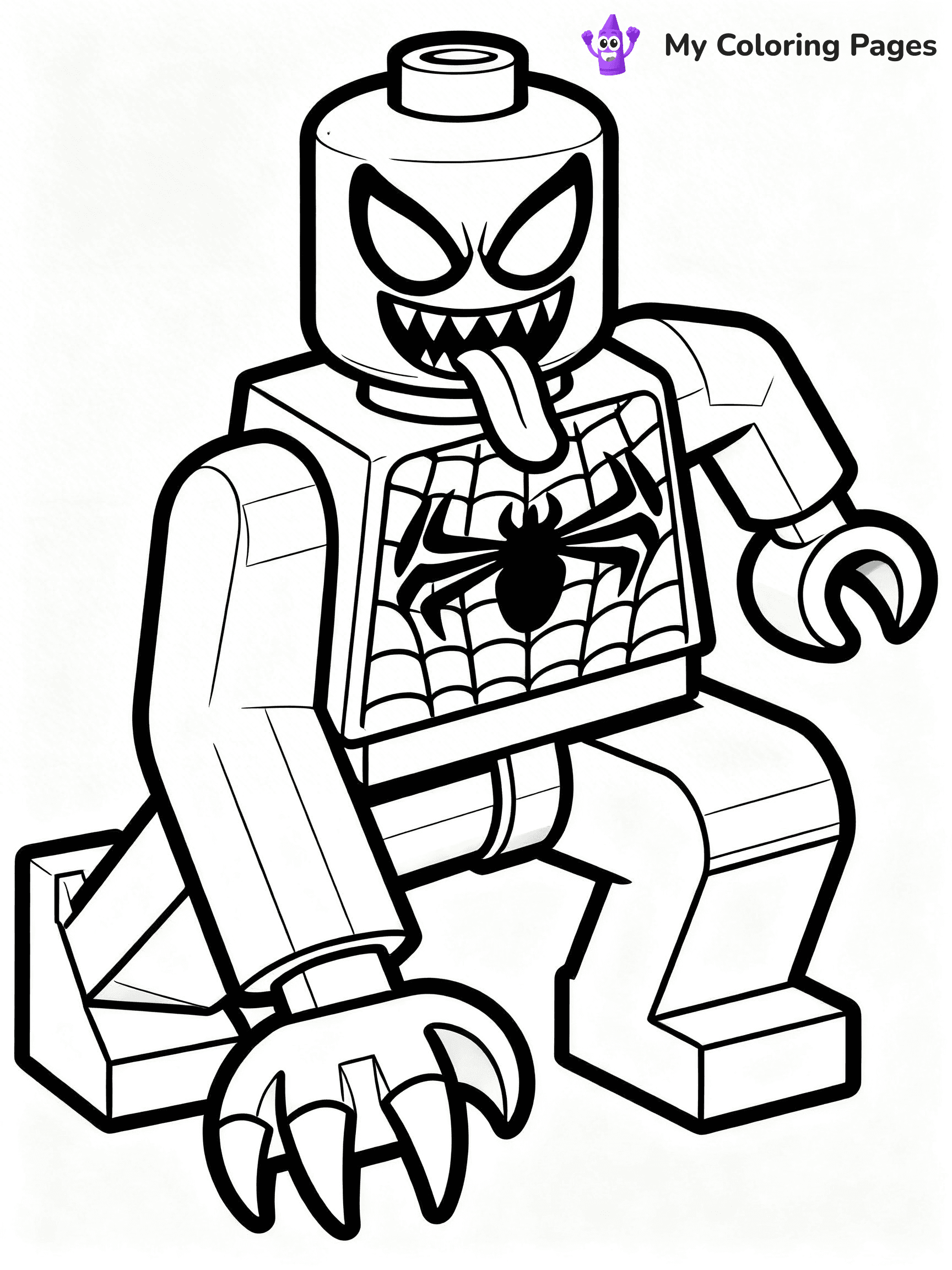 Lego Spiderman Coloring Pages - 26