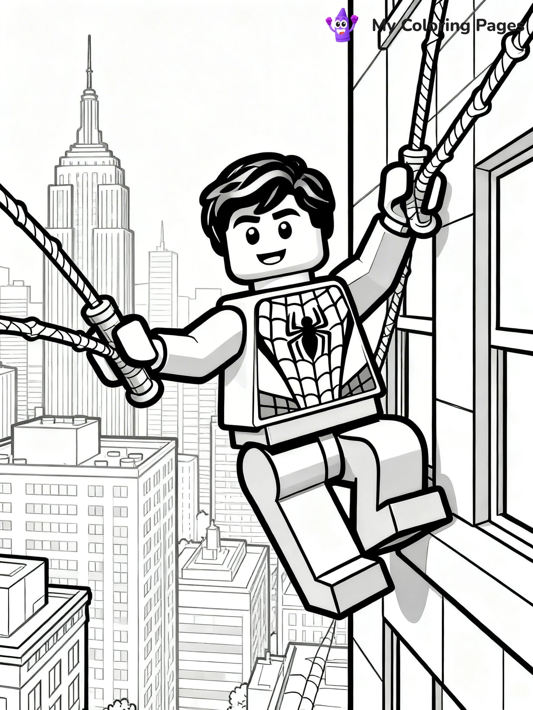 Lego Spiderman Coloring Pages - 14