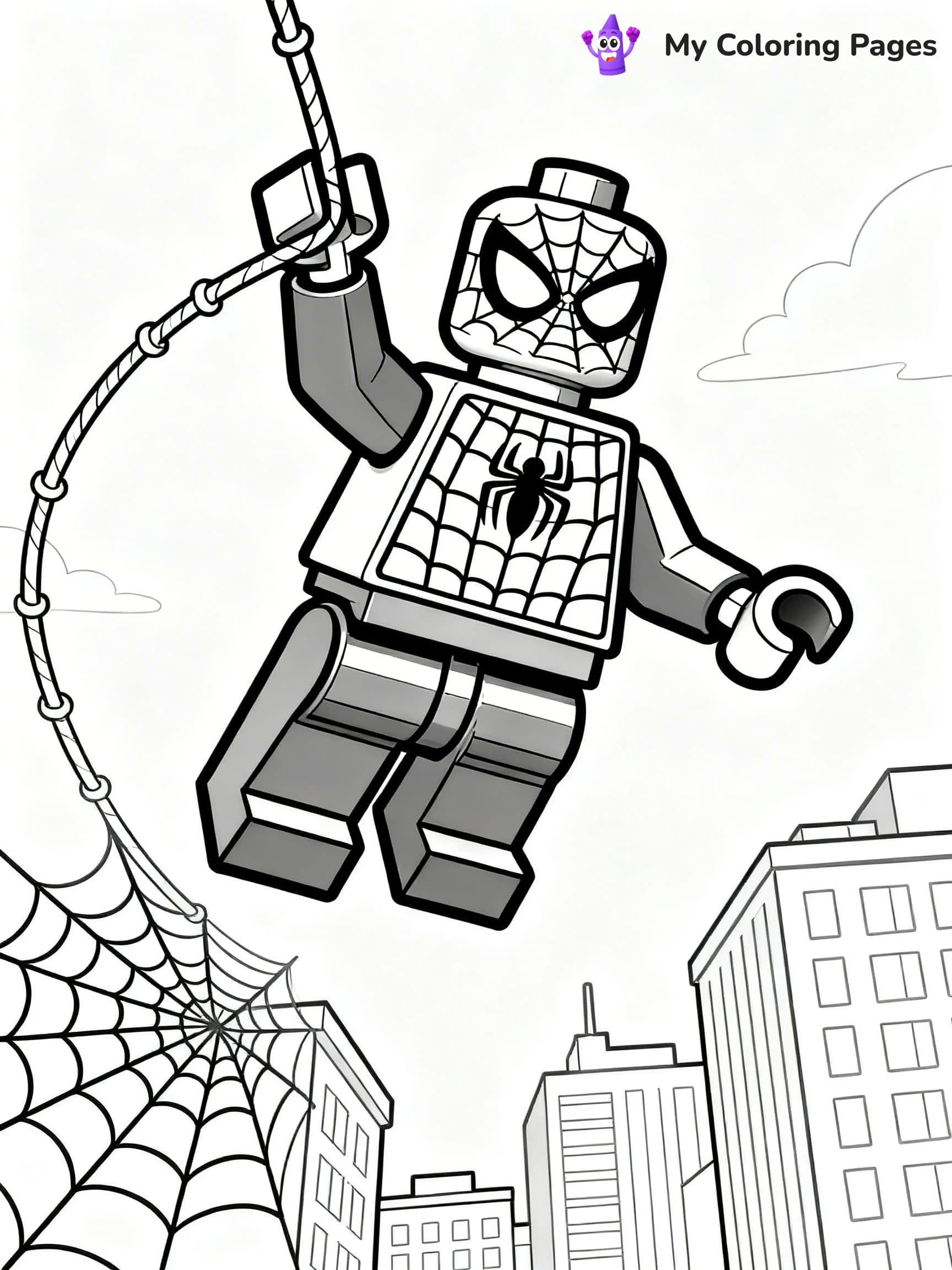 Lego Spiderman Coloring Pages - 10