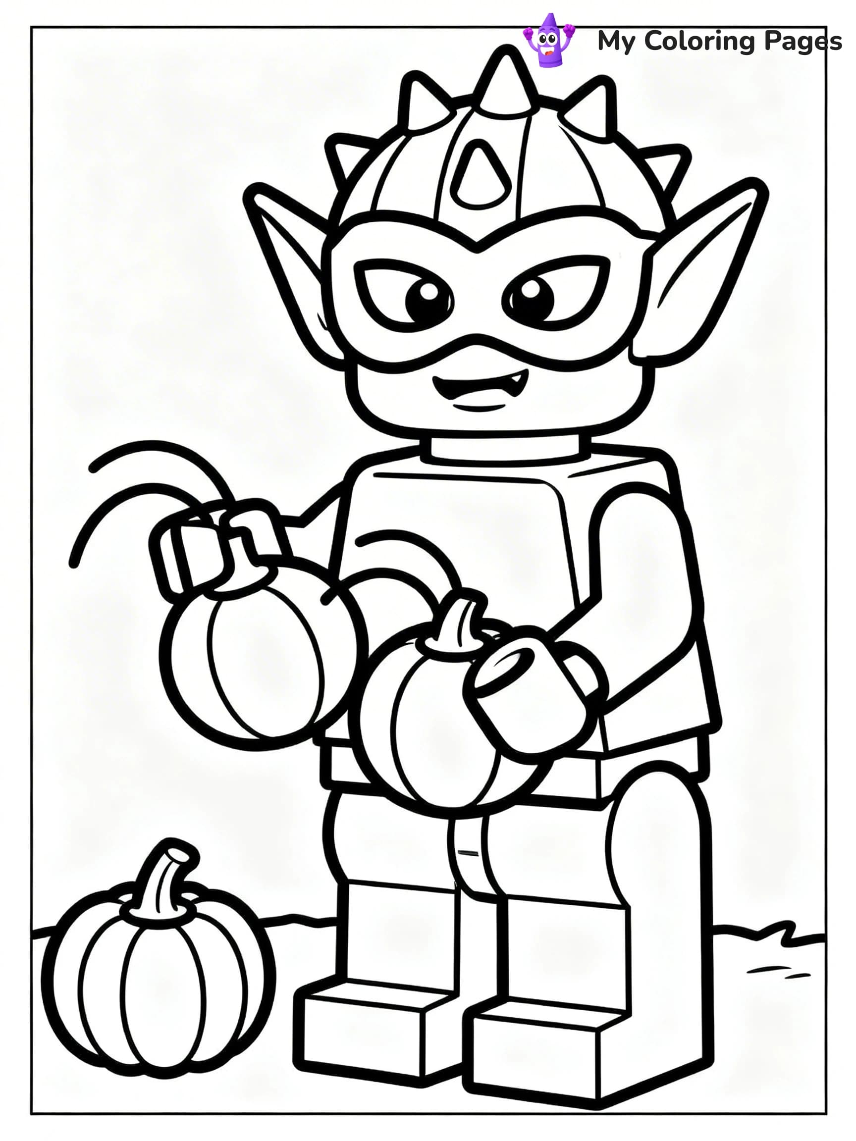Lego Spiderman Coloring Pages - 2