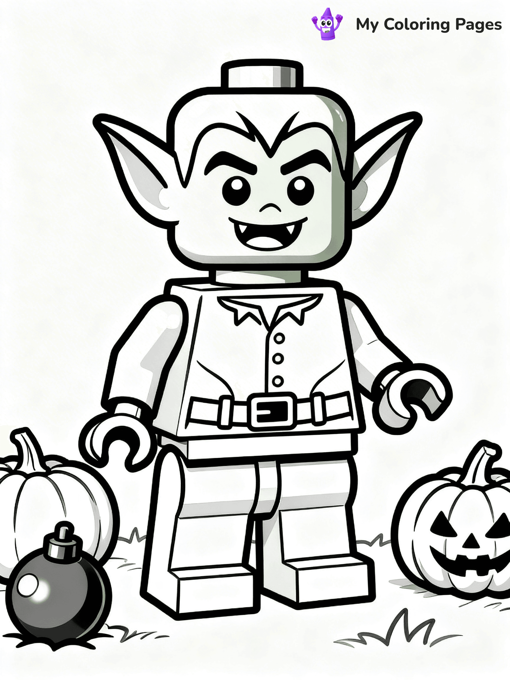 Lego Spiderman Coloring Pages - 1