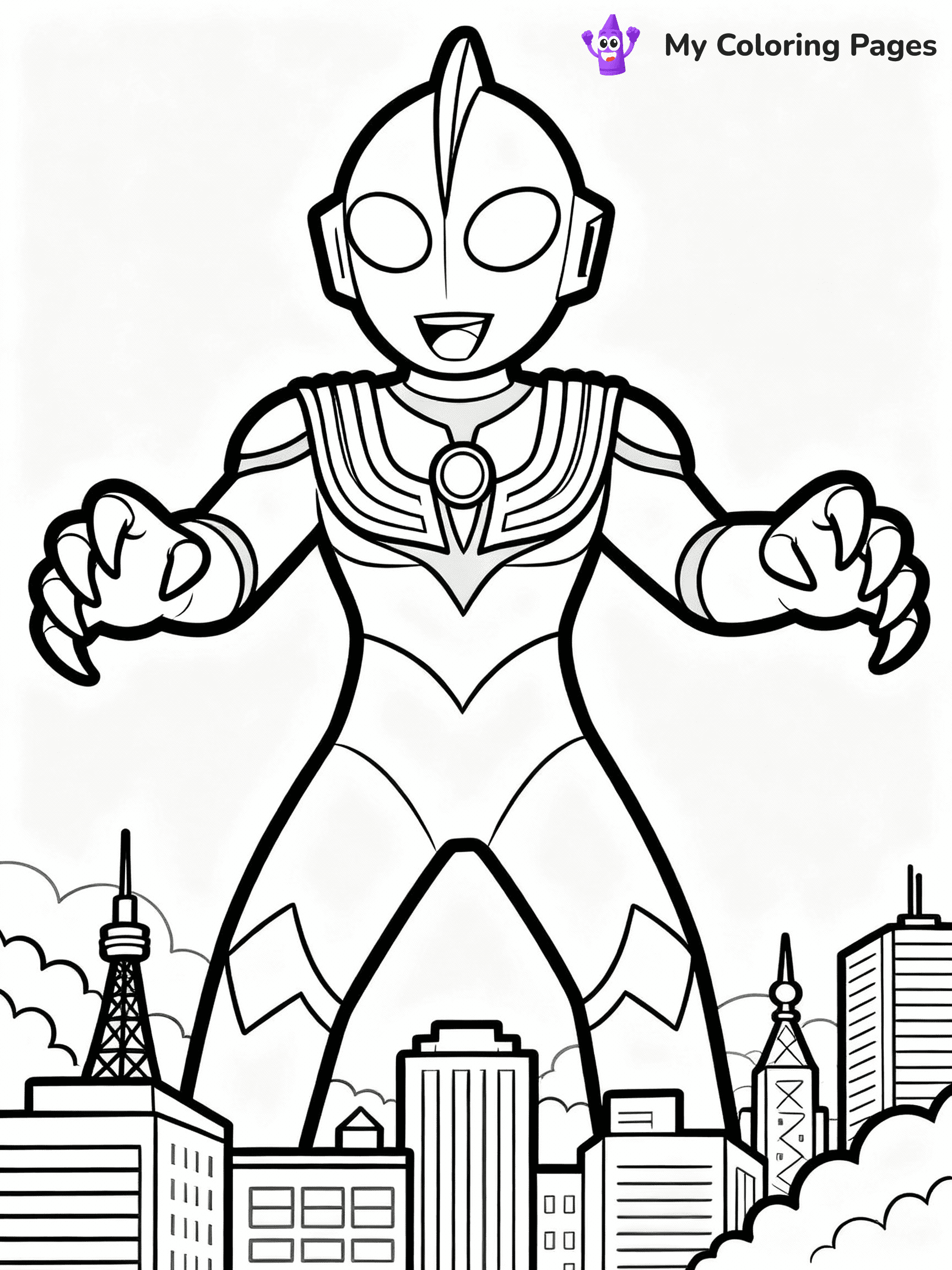 Ultraman Coloring Pages - 30