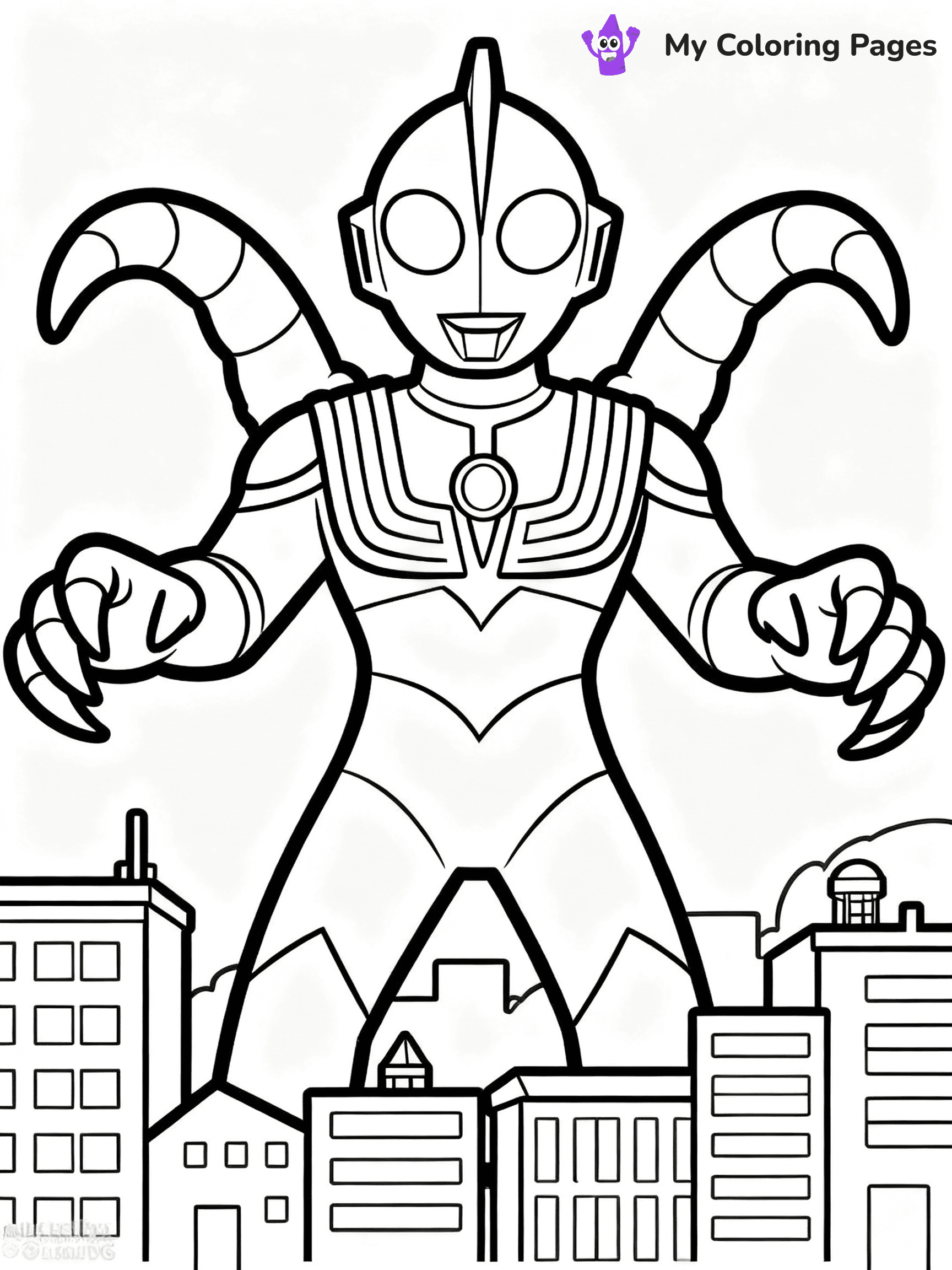 Ultraman Coloring Pages - 26