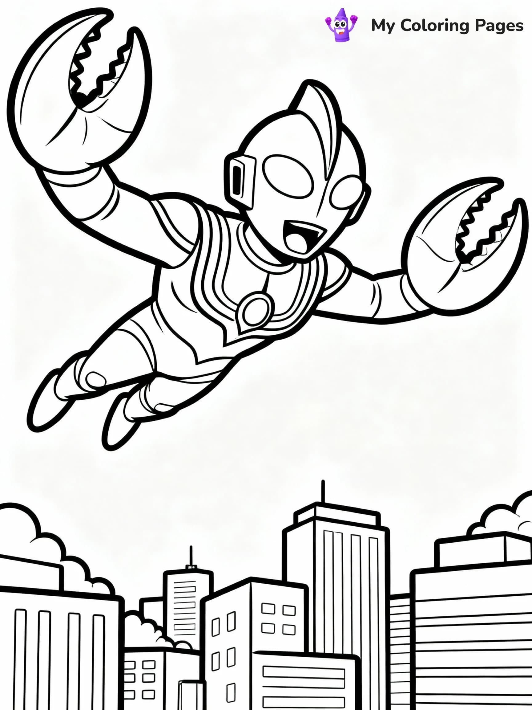 Ultraman Coloring Pages - 24