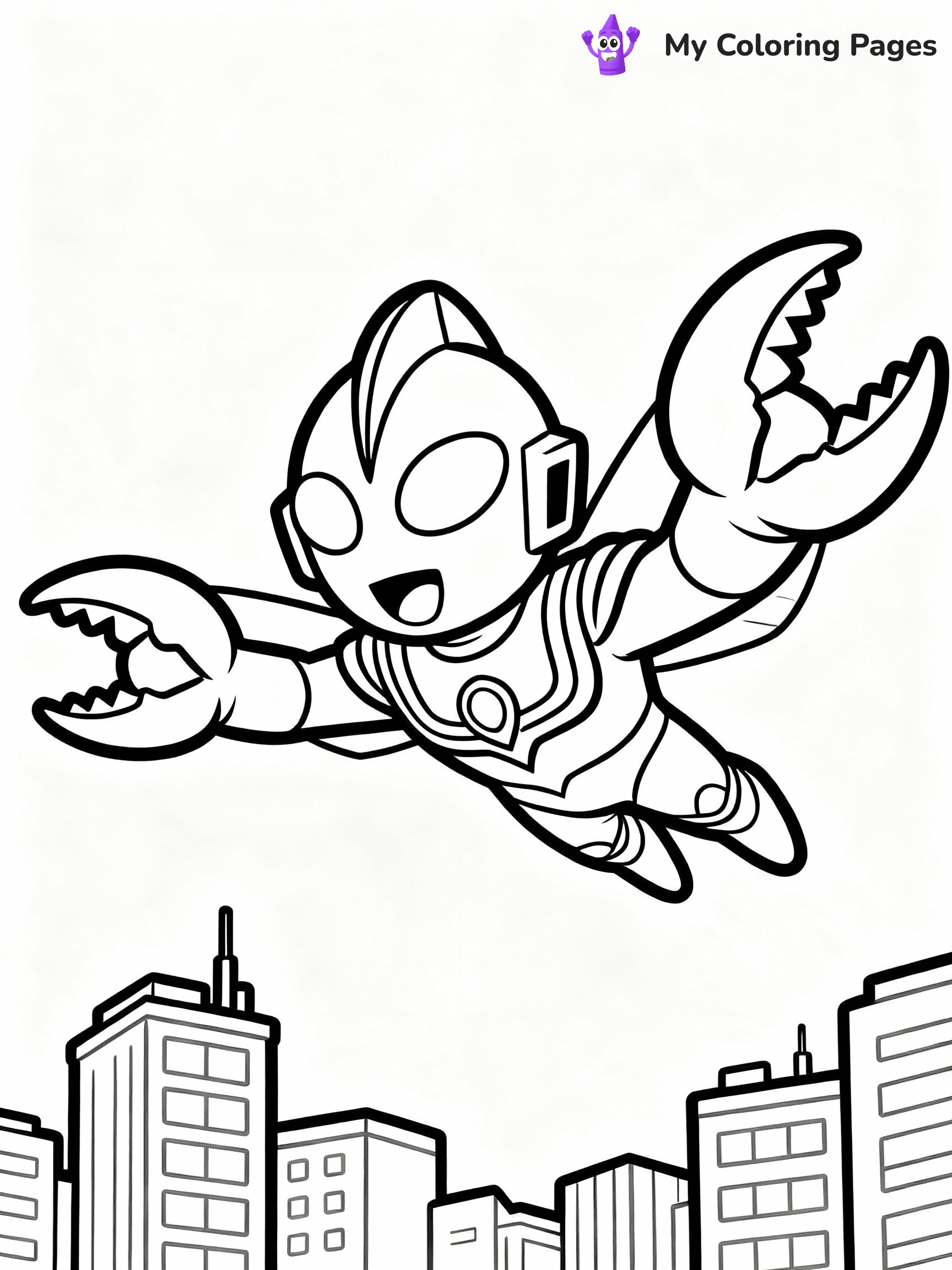 Ultraman Coloring Pages - 23