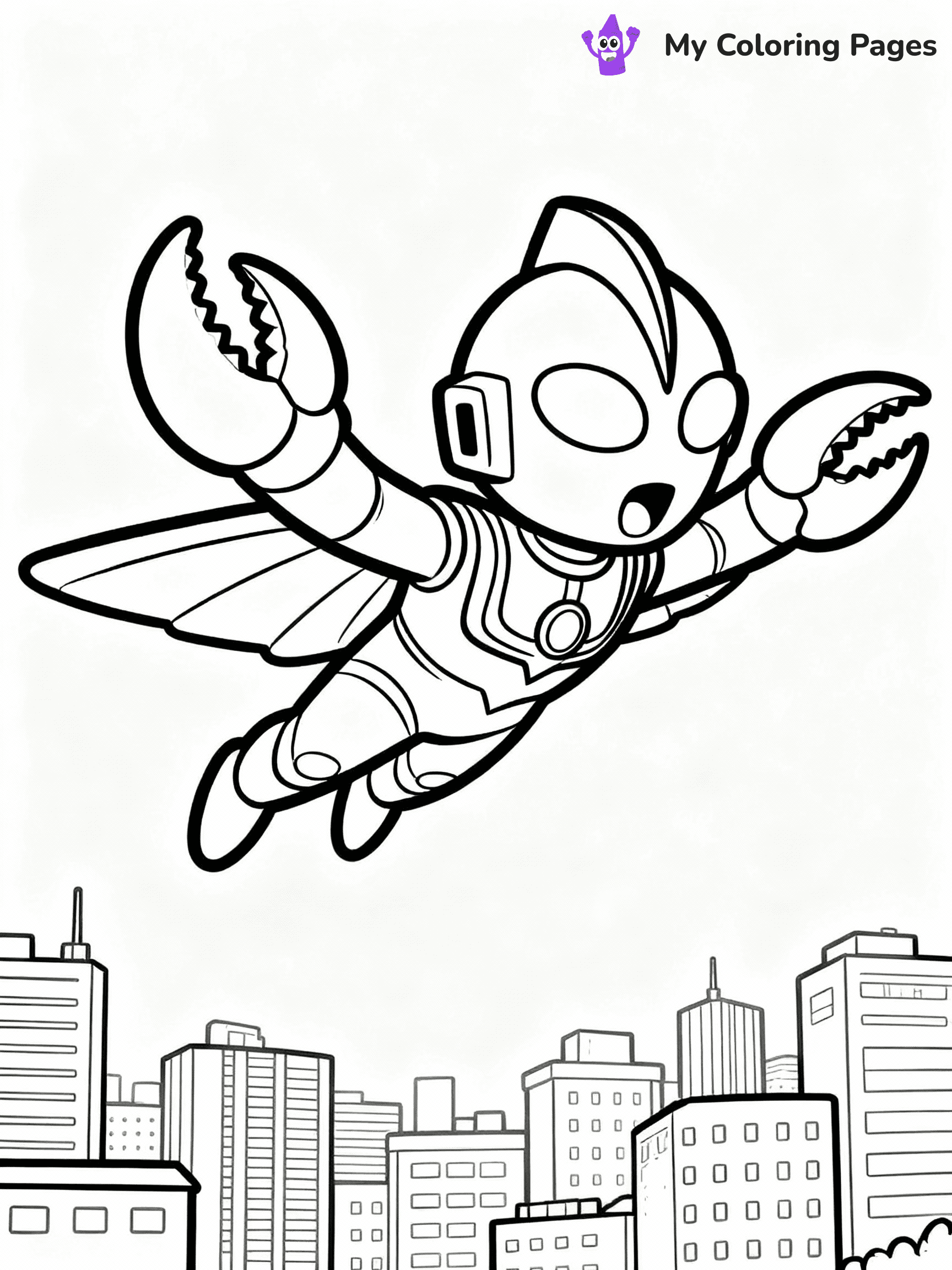 Ultraman Coloring Pages - 22