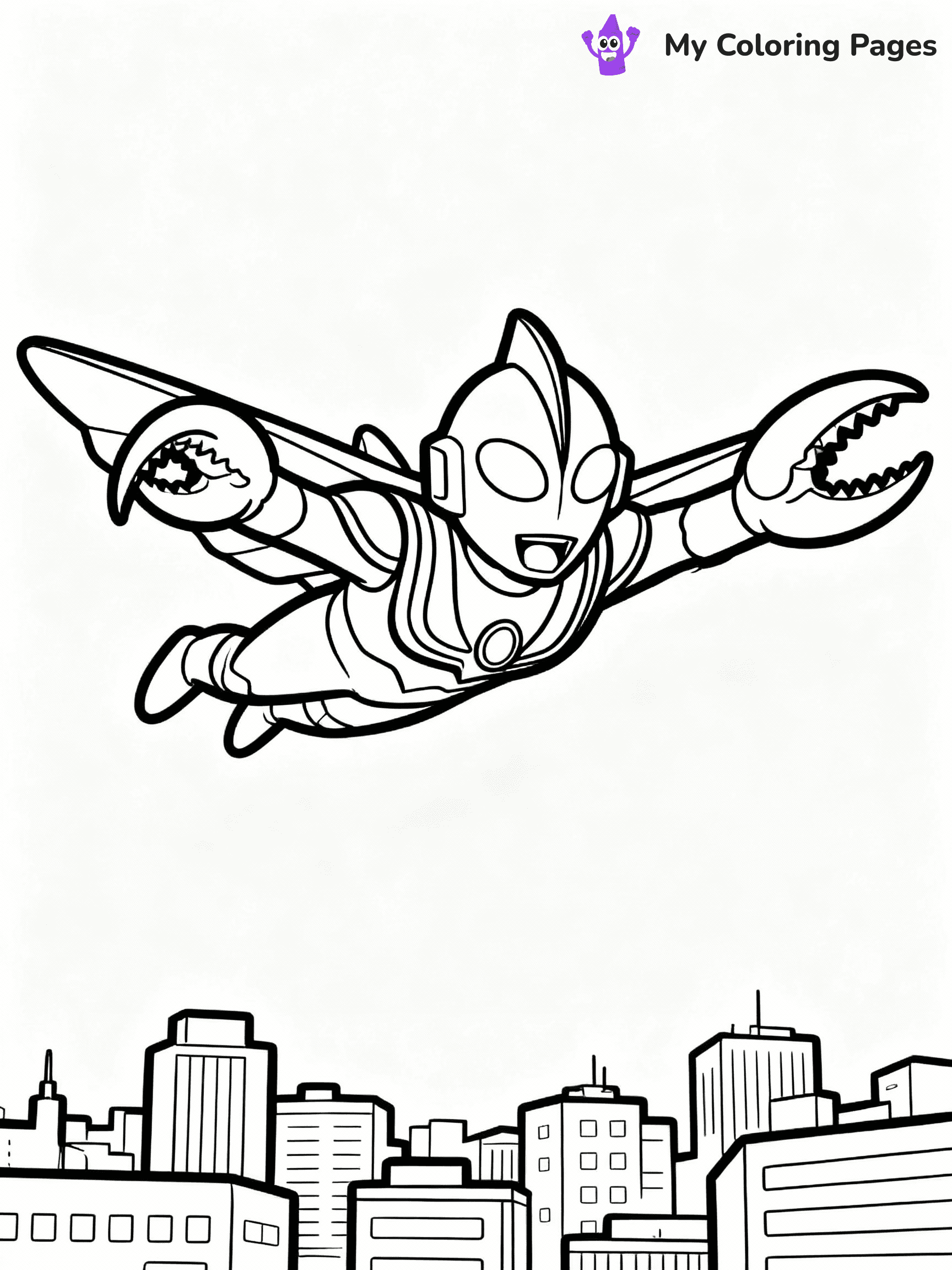 Ultraman Coloring Pages - 21