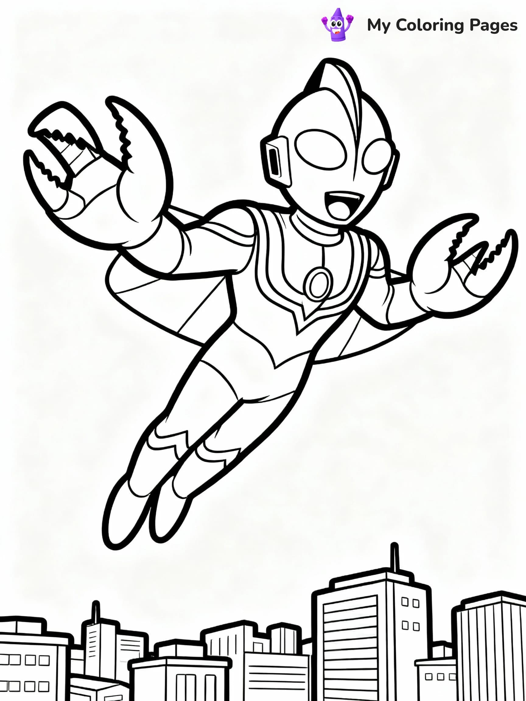 Ultraman Coloring Pages - 20