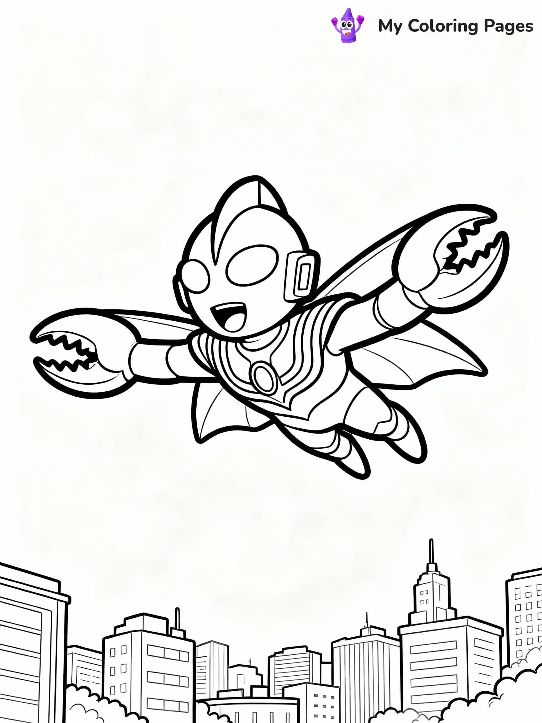 Ultraman Coloring Pages - 19