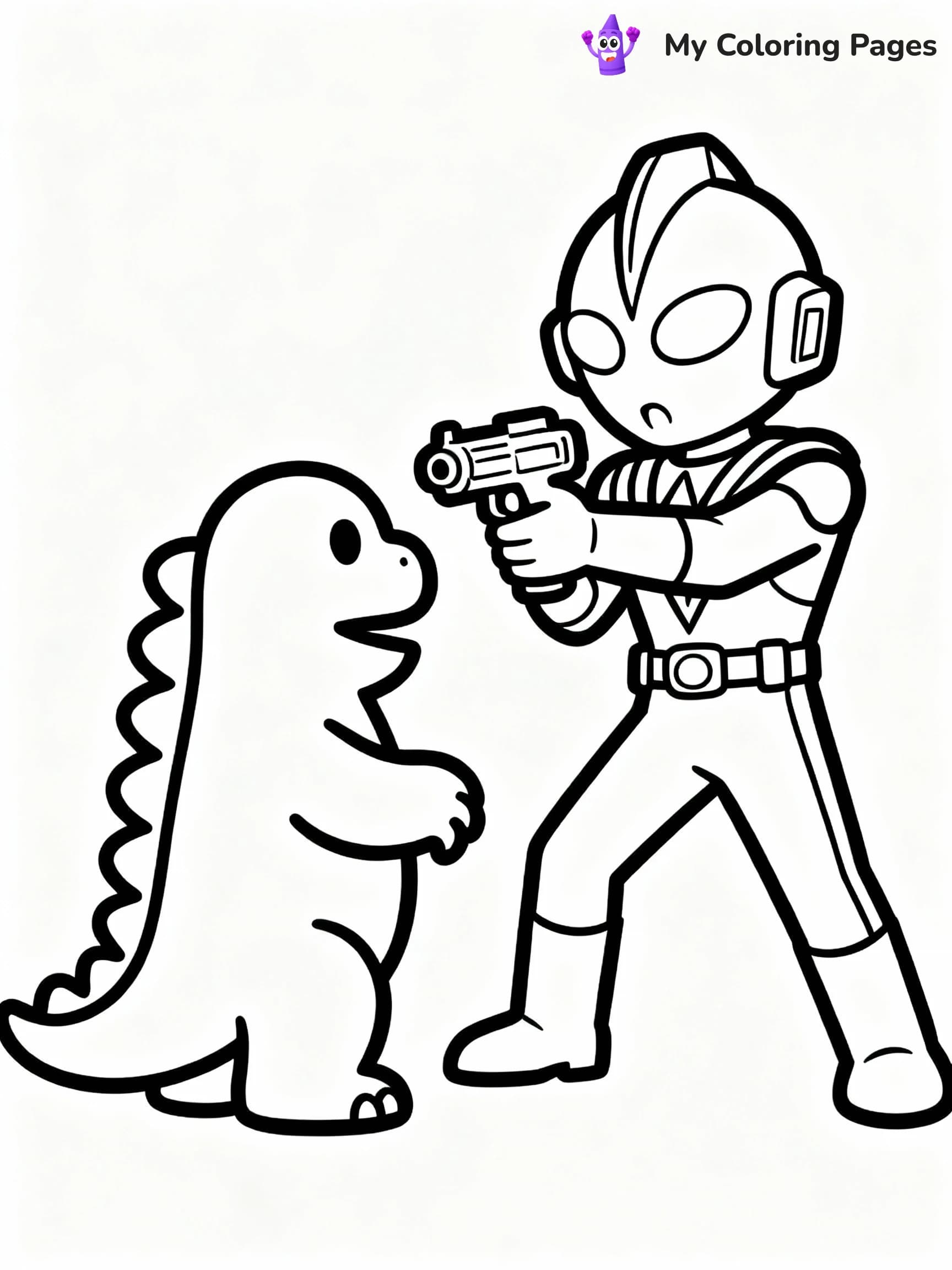 Ultraman Coloring Pages - 12