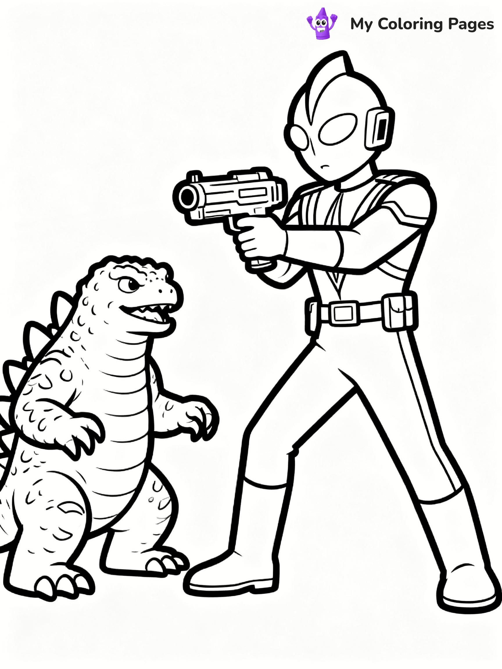 Ultraman Coloring Pages - 11