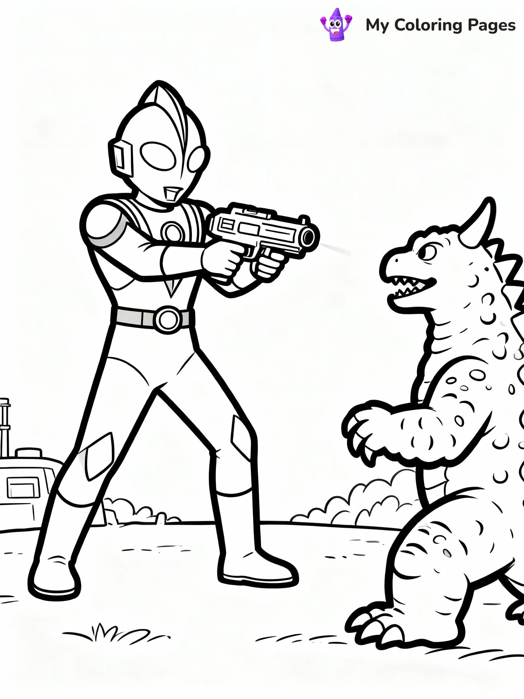 Ultraman Coloring Pages - 10