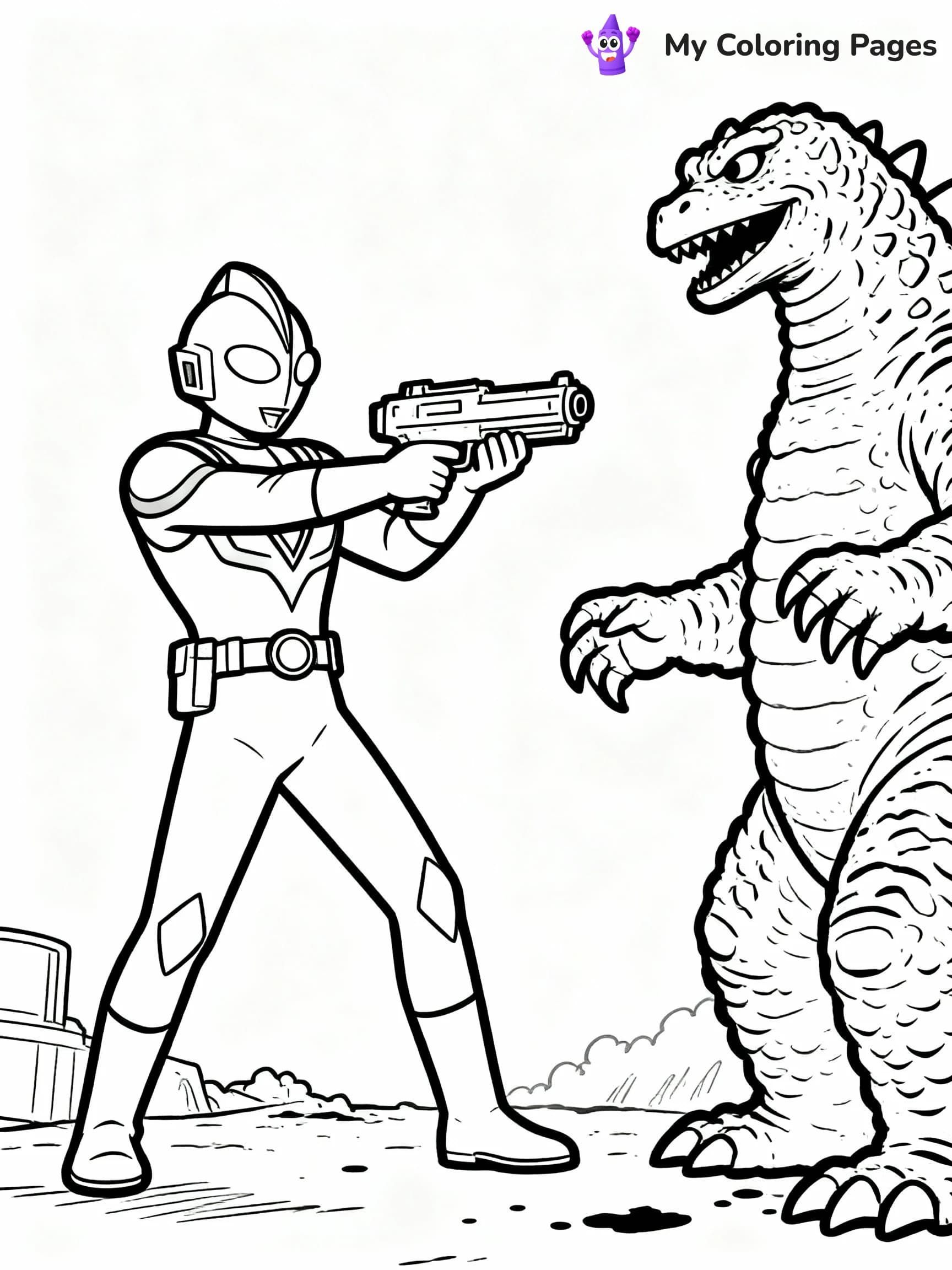 Ultraman Coloring Pages - 8