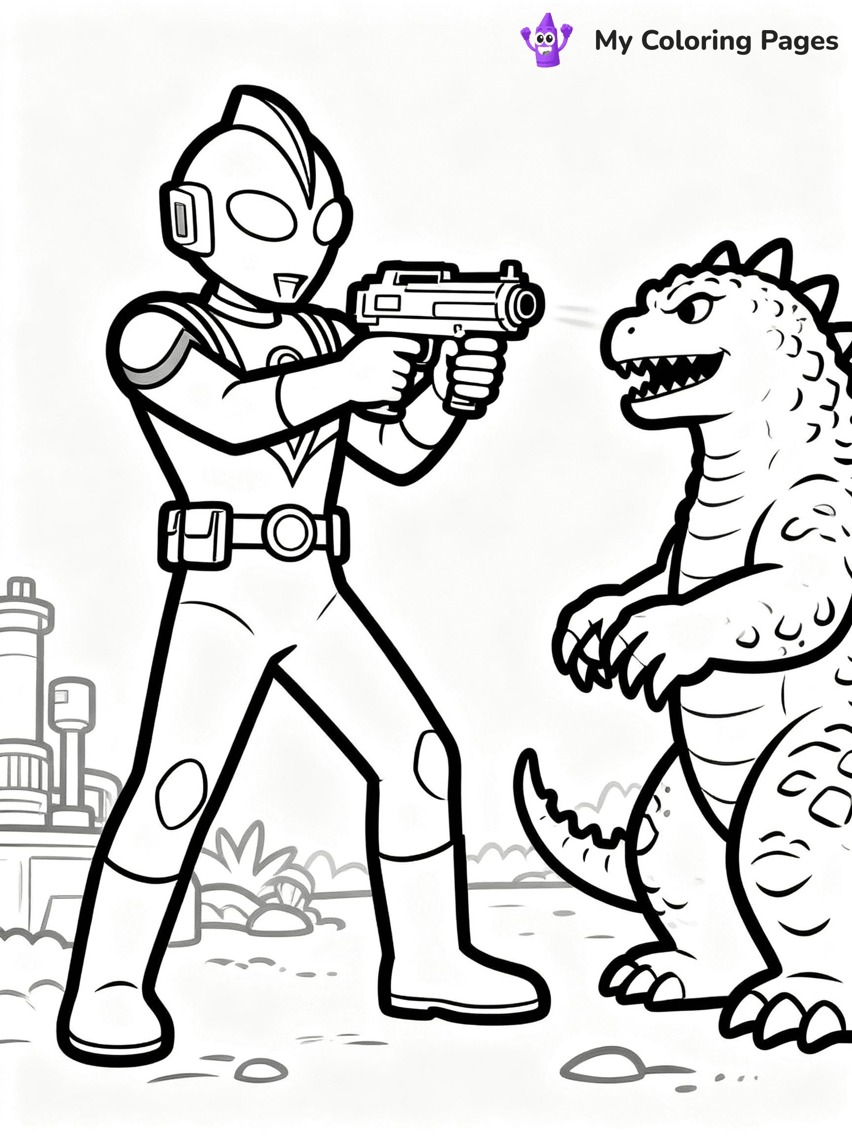 Ultraman Coloring Pages - 7