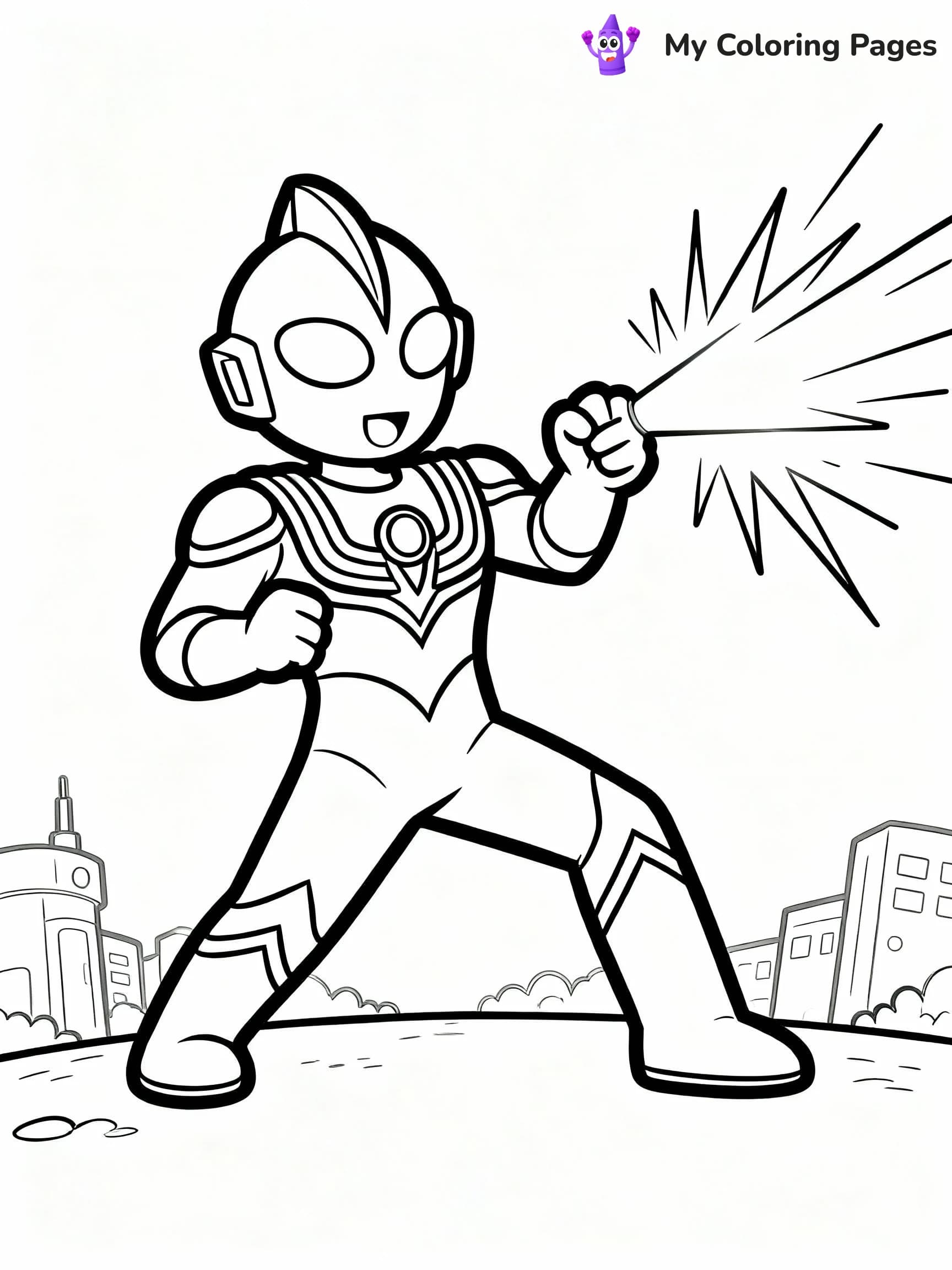 Ultraman Coloring Pages - 6