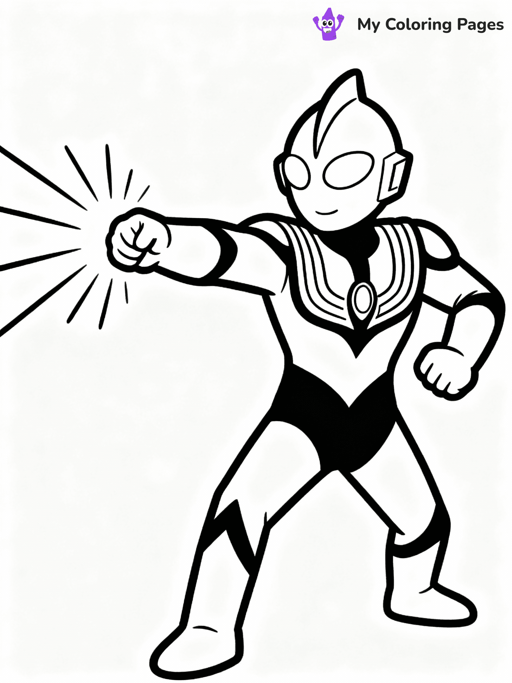 Ultraman Coloring Pages - 4