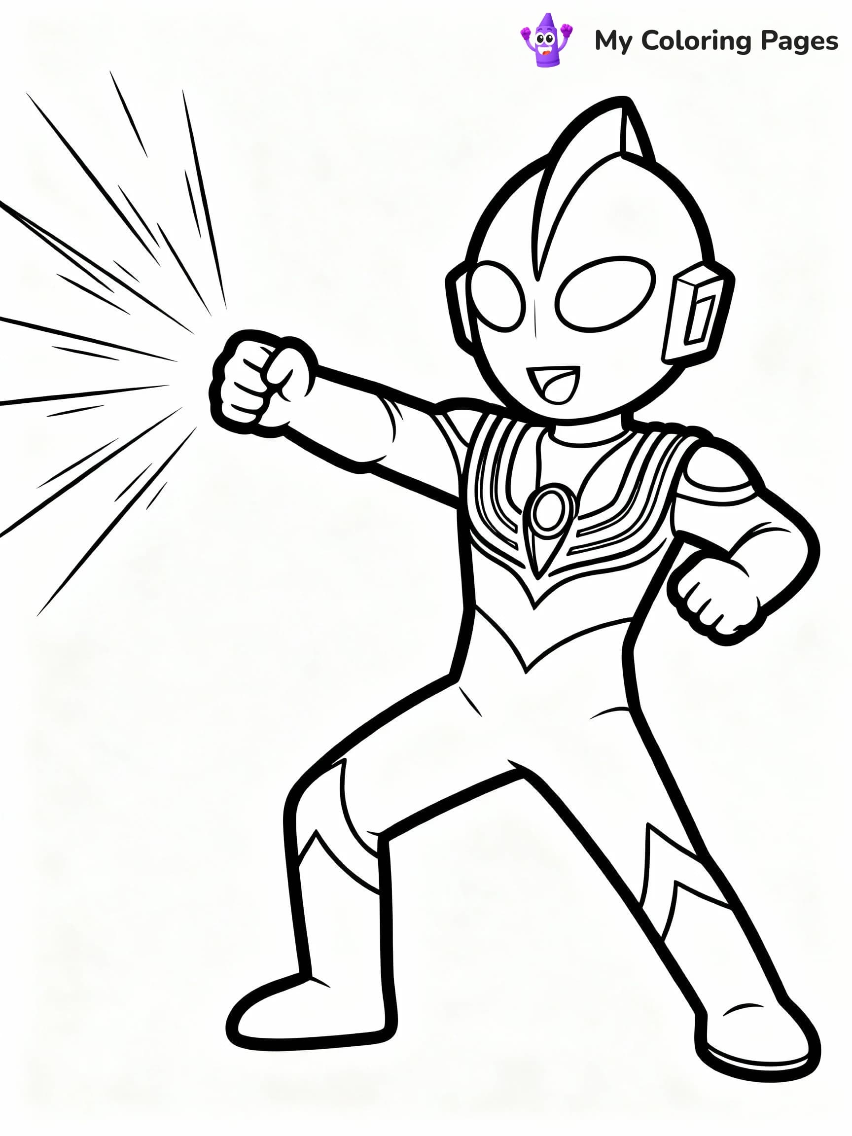 Ultraman Coloring Pages - 3