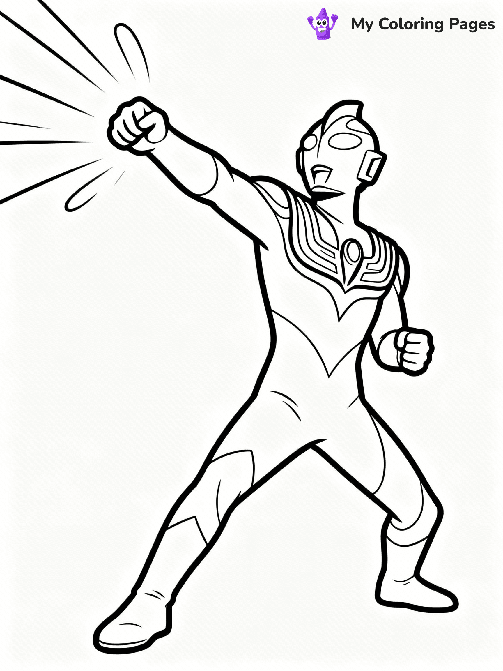 Ultraman Coloring Pages - 2
