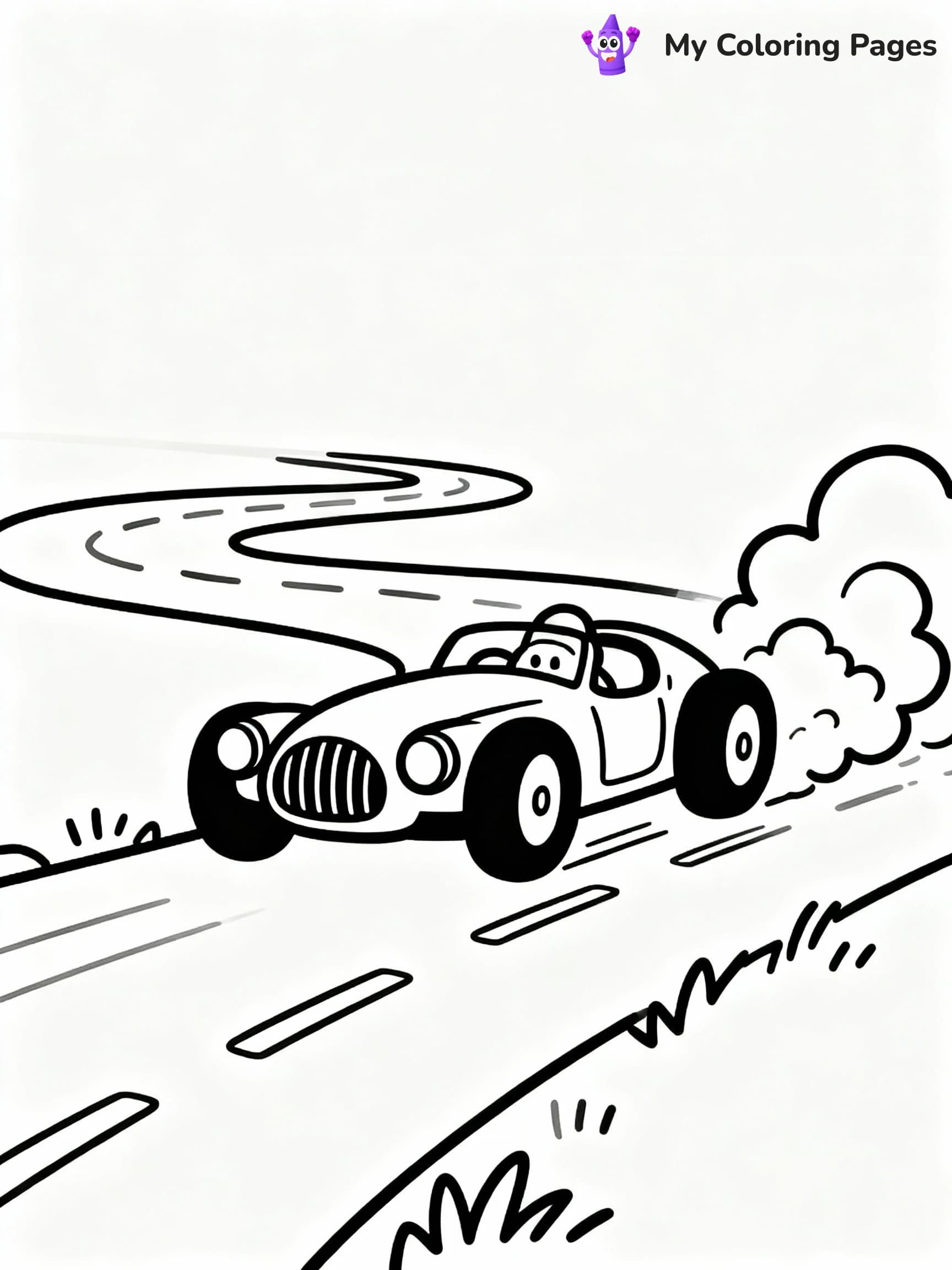 Race Car Coloring Pages - 24