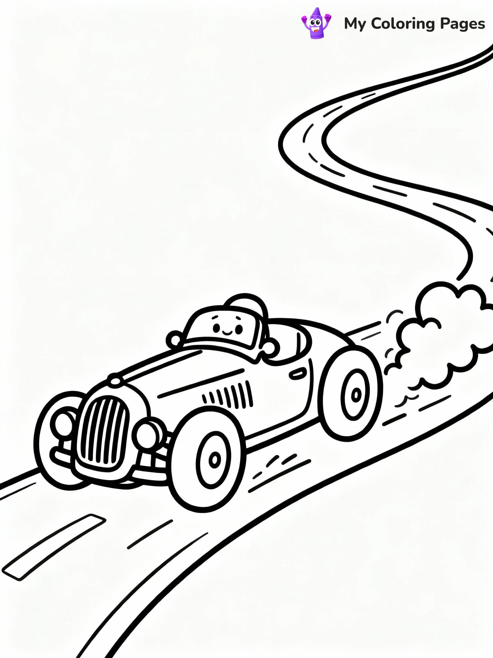 Race Car Coloring Pages - 23