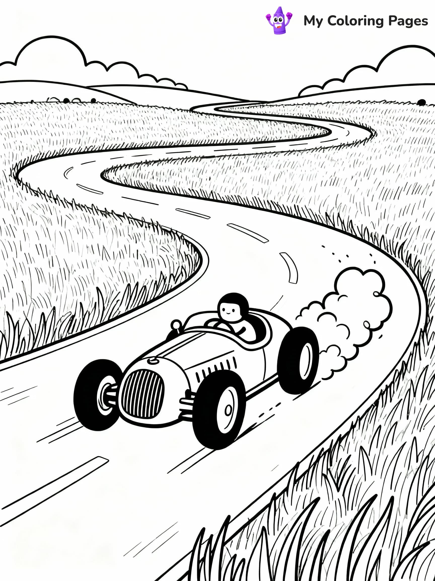 Race Car Coloring Pages - 19