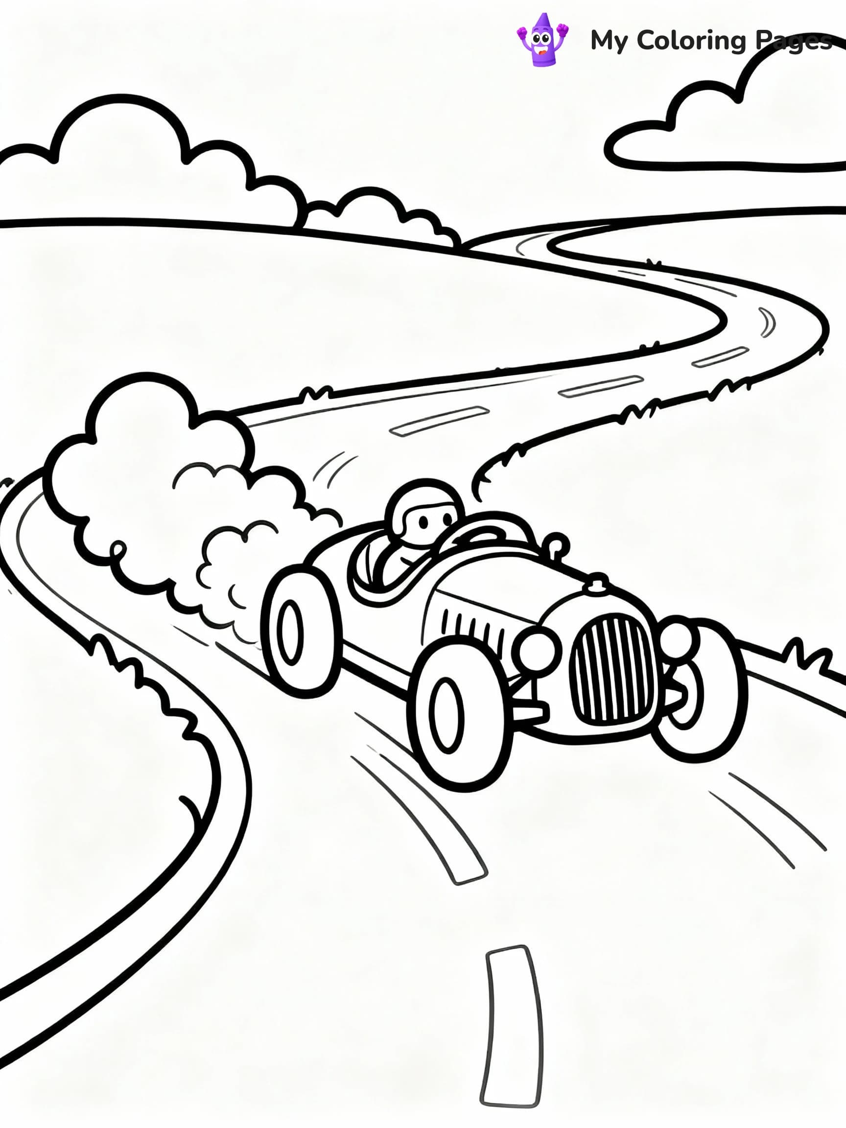 Race Car Coloring Pages - 18